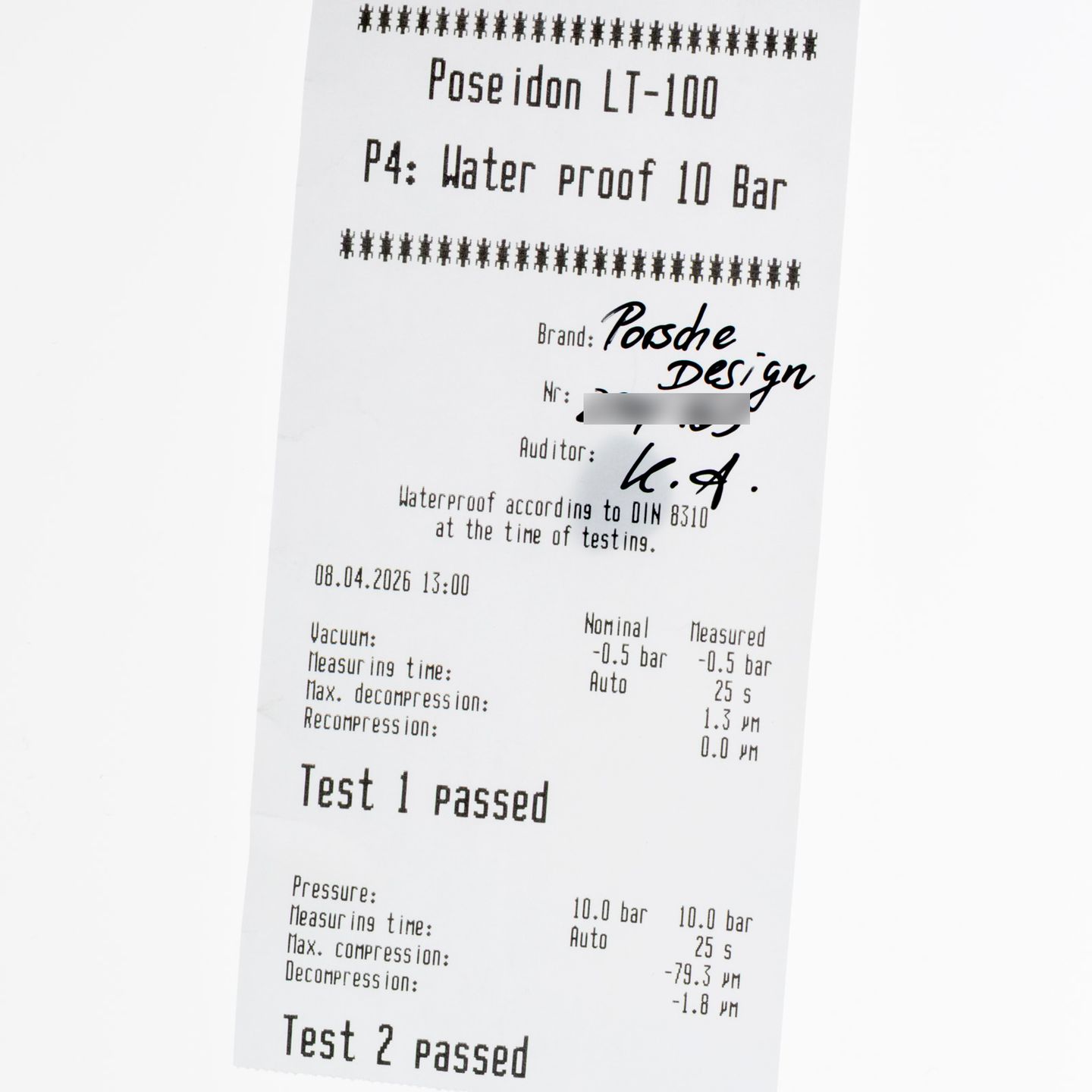 Porsche Design Flat Six P6351.43.04.1254 (2018) - Black dial 40 mm Steel case (5/8)