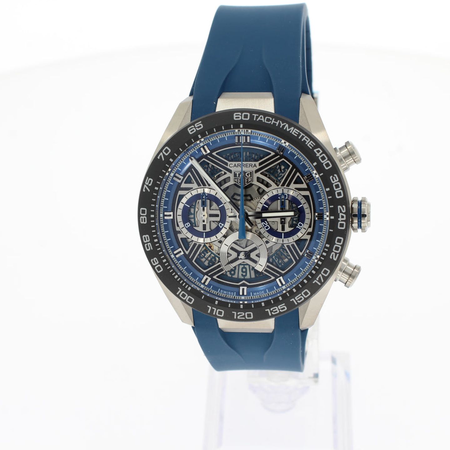 TAG Heuer Carrera CBU2081.FT6274 (2025) - Blue dial 44 mm Titanium case (1/4)