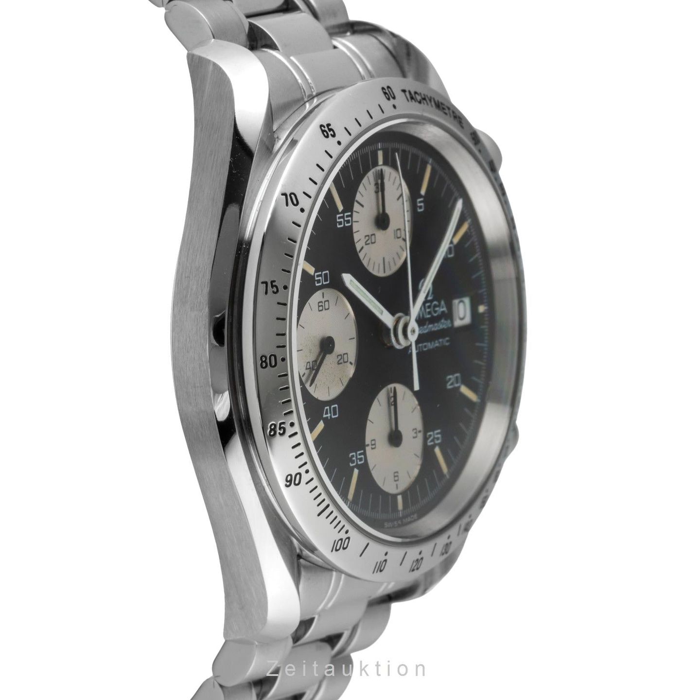 Omega Speedmaster Date 3511.50.00 (Onbekend (willekeurig serienummer)) - Zwart wijzerplaat 39mm Staal (6/8)