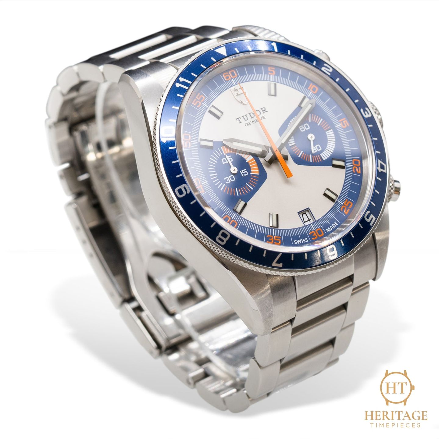 Tudor Heritage Chrono Blue 70330B - (4/8)