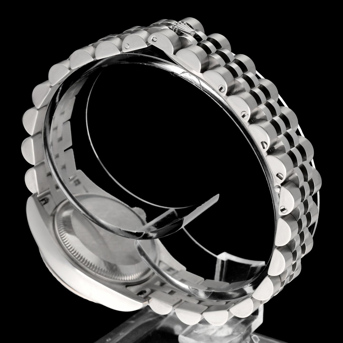 Rolex Lady-Datejust 179174 (2011) - Zwart wijzerplaat 26mm Staal (8/8)