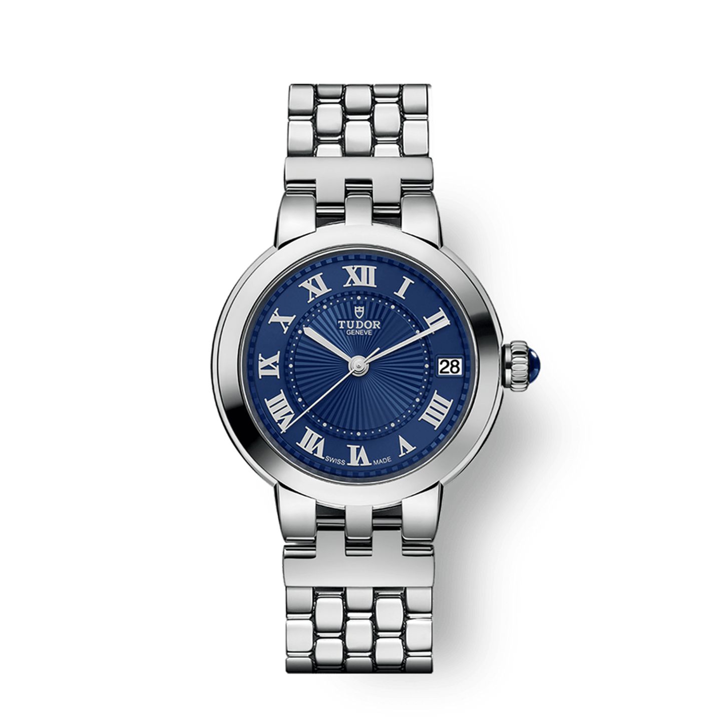 Tudor Clair de Rose 35800 (2025) - Blauw wijzerplaat 34mm Staal (1/1)