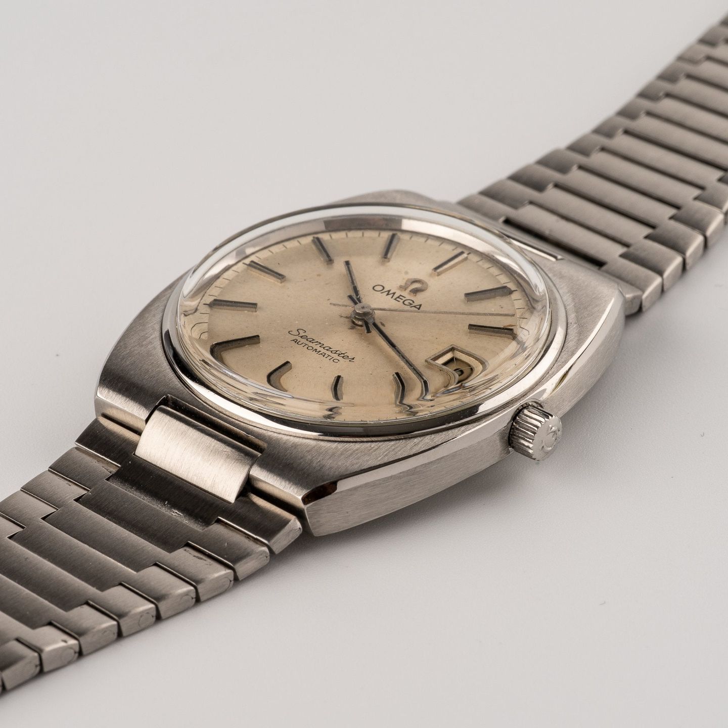 Omega Seamaster 166.0206 (1978) - Silver dial 35 mm Steel case (8/8)