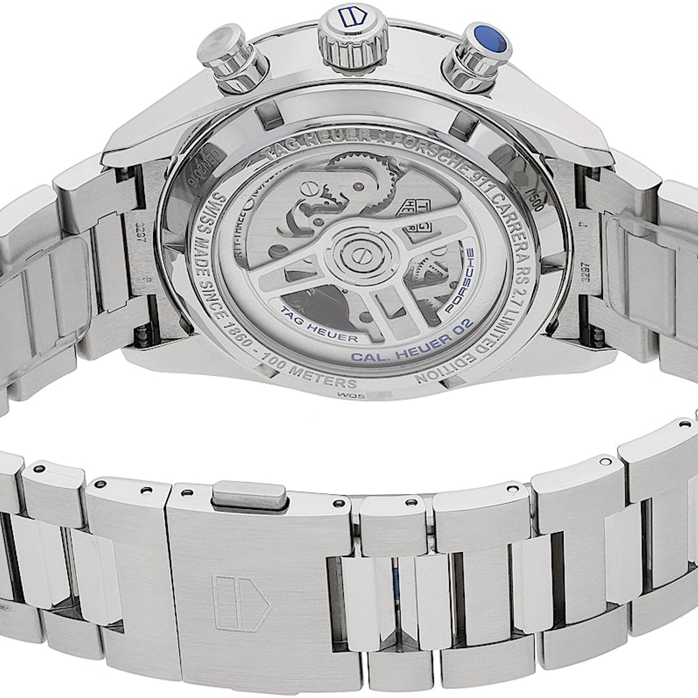 TAG Heuer Carrera Porsche Chronograph Special Edition CBN2016.EB0275 (2022) - White dial 42 mm Steel case (5/5)