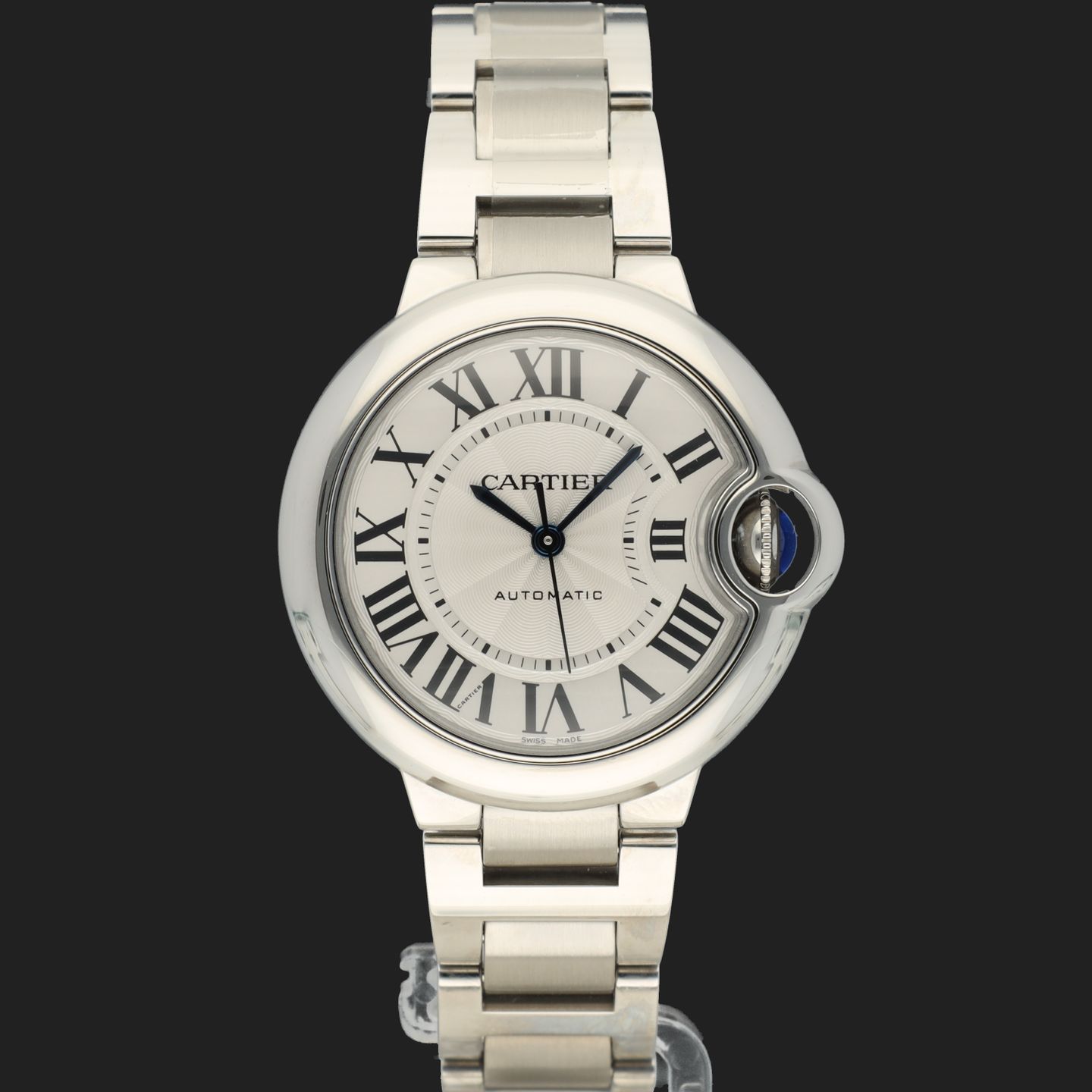 Cartier Ballon Bleu 33mm WSBB0044 (2021) - Zilver wijzerplaat 33mm Staal (3/8)