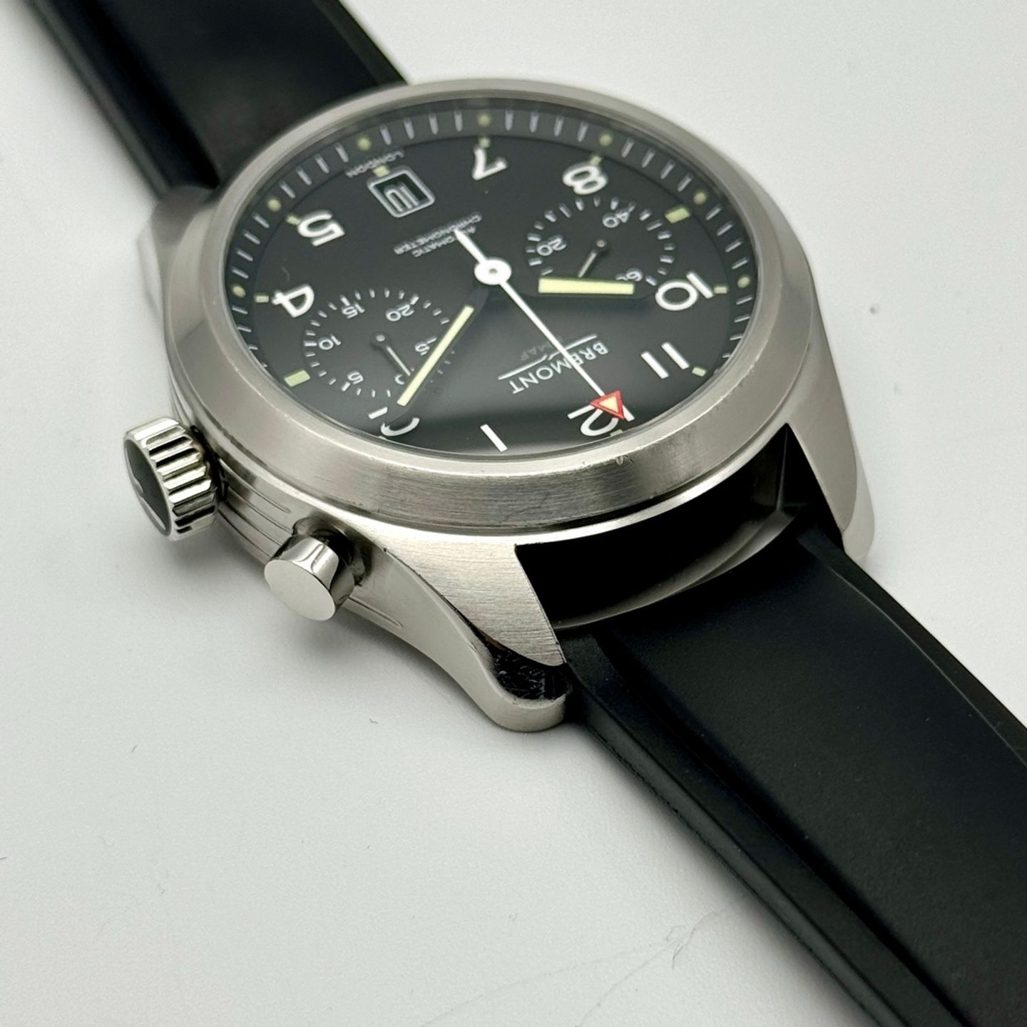 Bremont Unknown BR111 (Onbekend (willekeurig serienummer)) - Zwart wijzerplaat 42mm Staal (8/10)