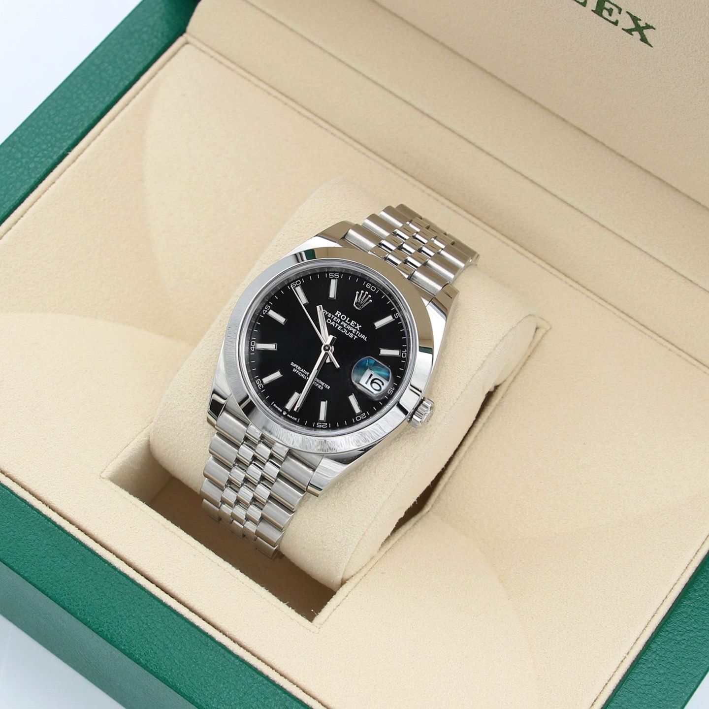 Rolex Datejust 41 126300 (Onbekend (willekeurig serienummer)) - 41mm Staal (1/6)