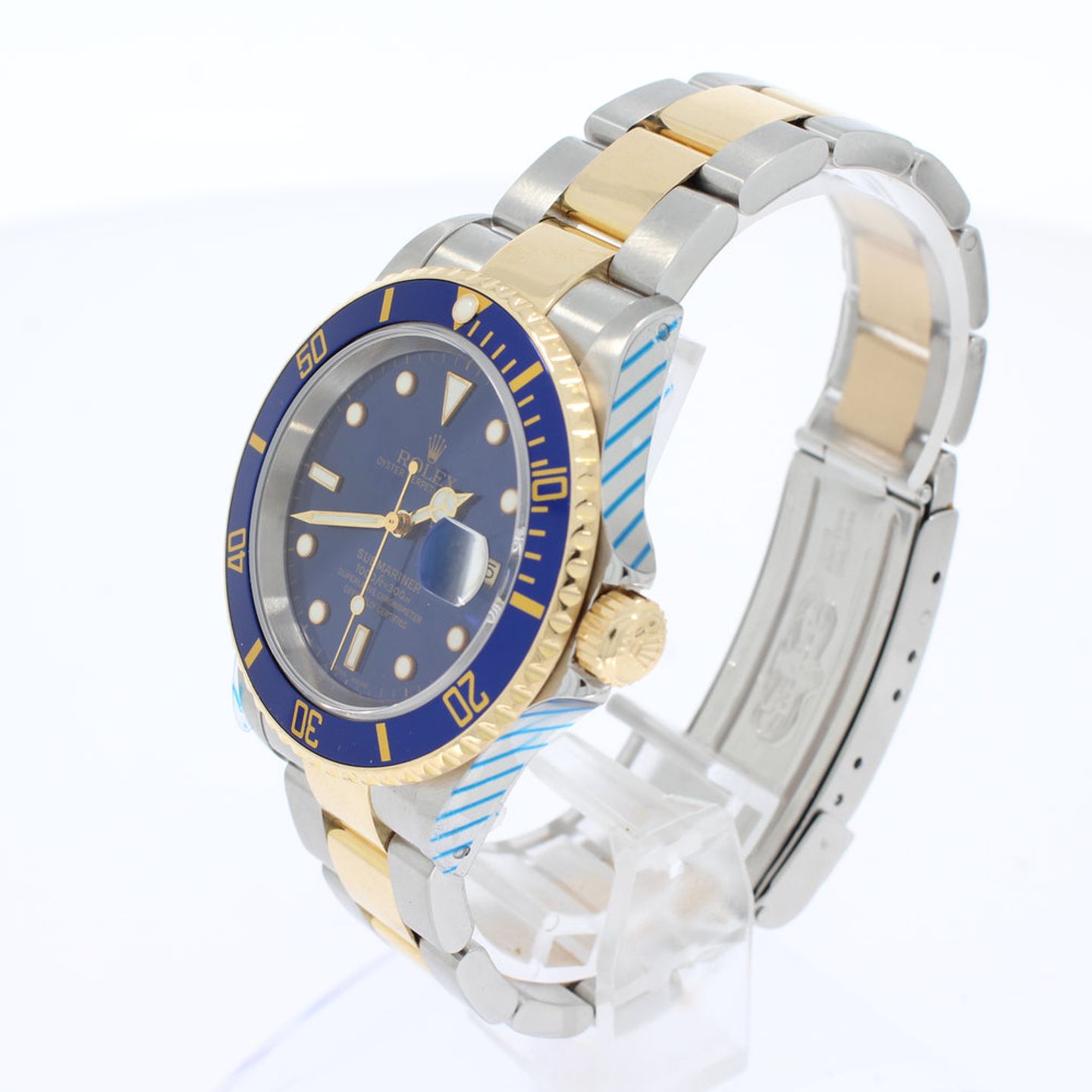 Rolex Submariner Date 16613 (2002) - 40 mm Gold/Steel case (4/8)