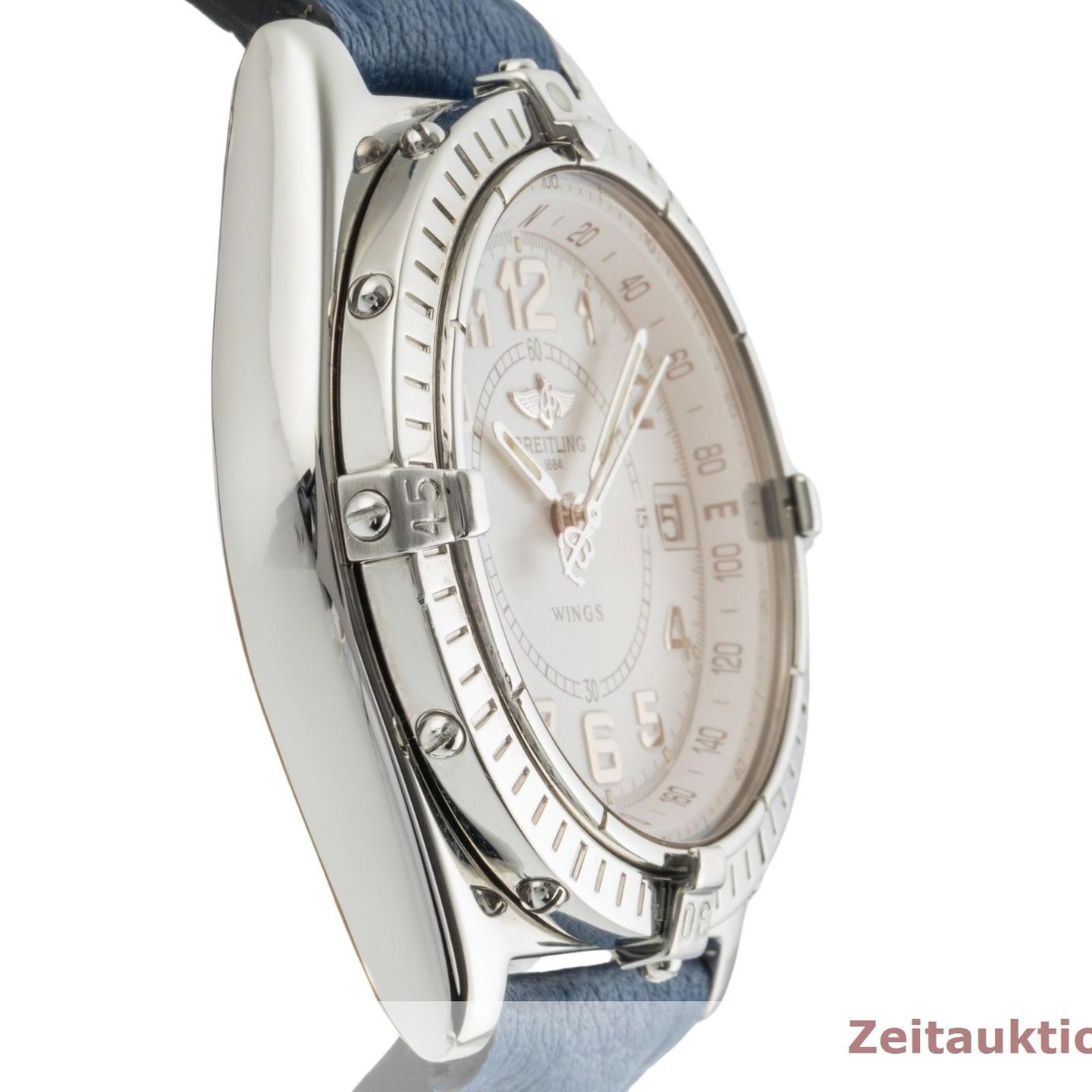 Breitling Wings Lady A66050 (1998) - Wit wijzerplaat 36mm Staal (7/8)
