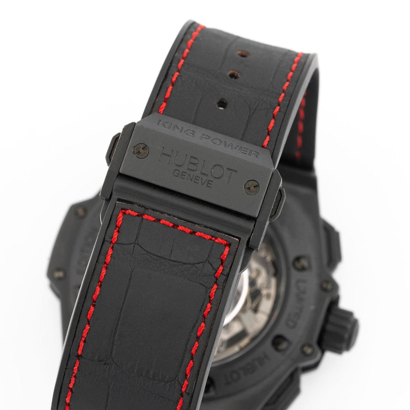Hublot King Power 710.CI.1190.NR.CG011 (Unknown (random serial)) - Red dial 48 mm Titanium case (5/5)