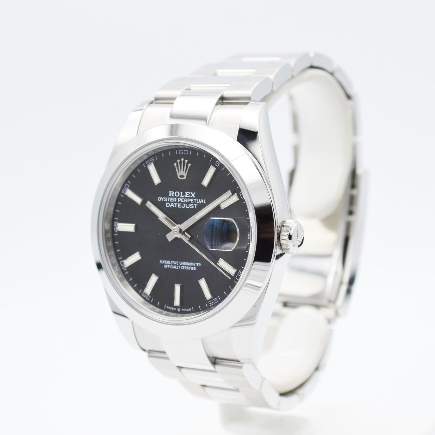 Rolex Datejust 41 126300 (2023) - Black dial 41 mm Steel case (2/7)