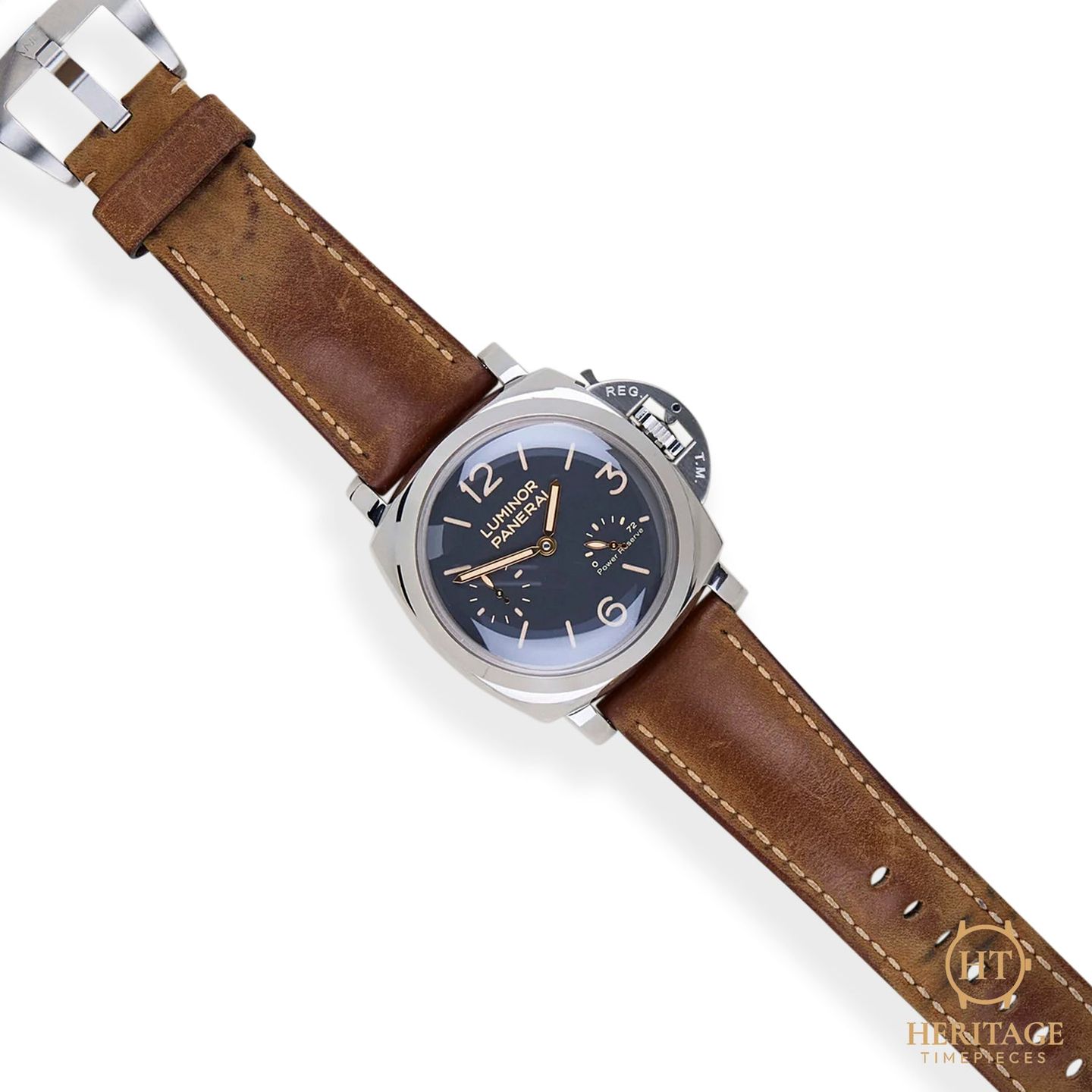 Panerai Luminor 1950 3 Days Power Reserve PAM00423 (Onbekend (willekeurig serienummer)) - 47mm Staal (8/8)