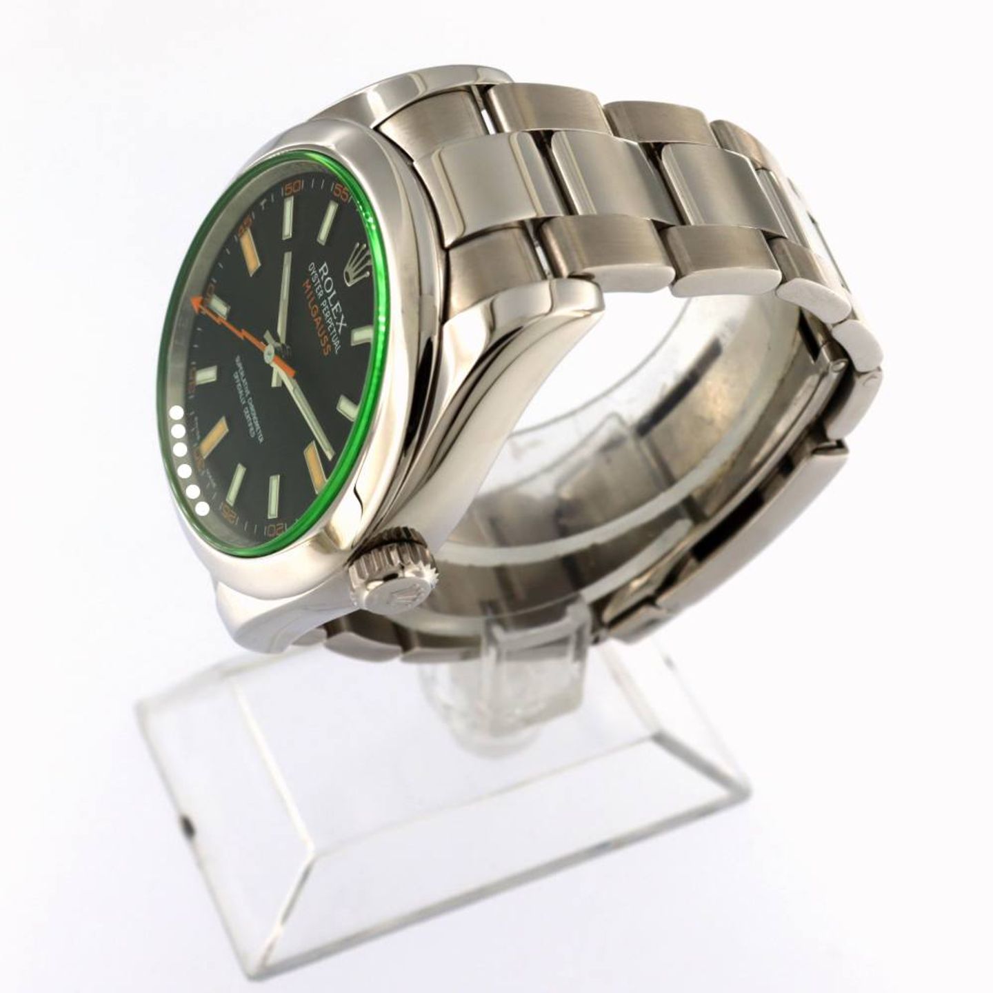 Rolex Milgauss 116400 (2011) - 40 mm Steel case (2/7)