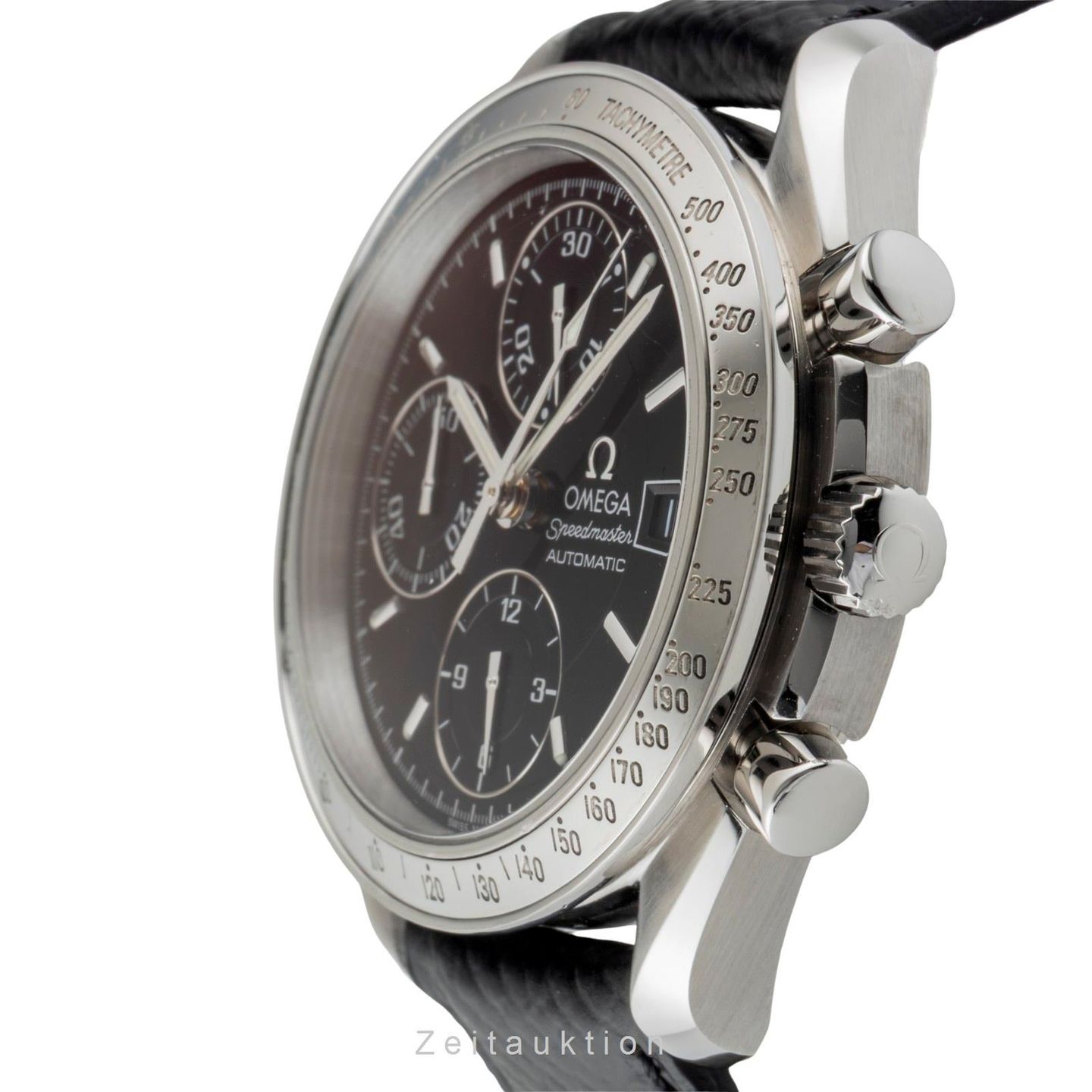 Omega Speedmaster Date 3513.50.00 (2000) - Zwart wijzerplaat 39mm Staal (5/8)
