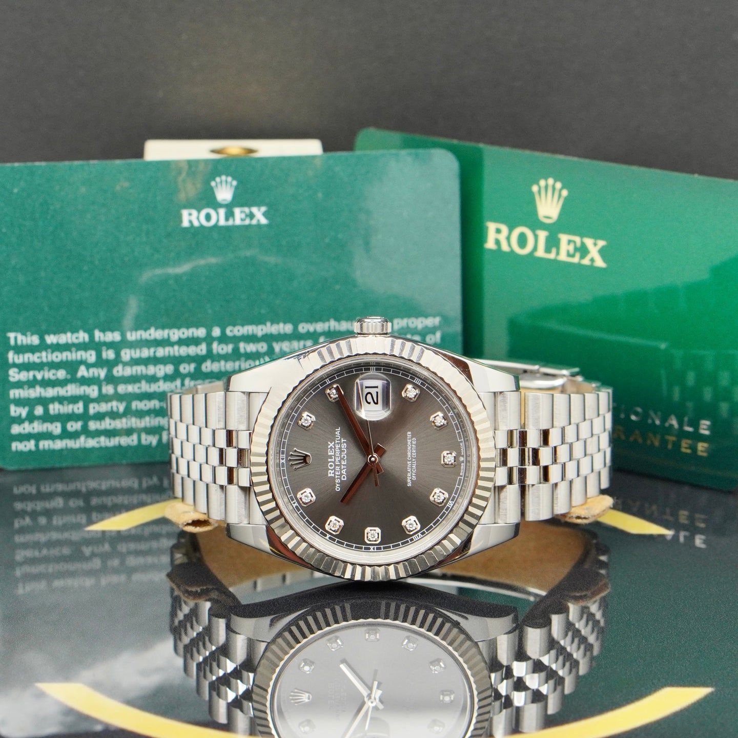 Rolex Datejust 41 126334 (2020) - Grijs wijzerplaat 41mm Staal (5/7)