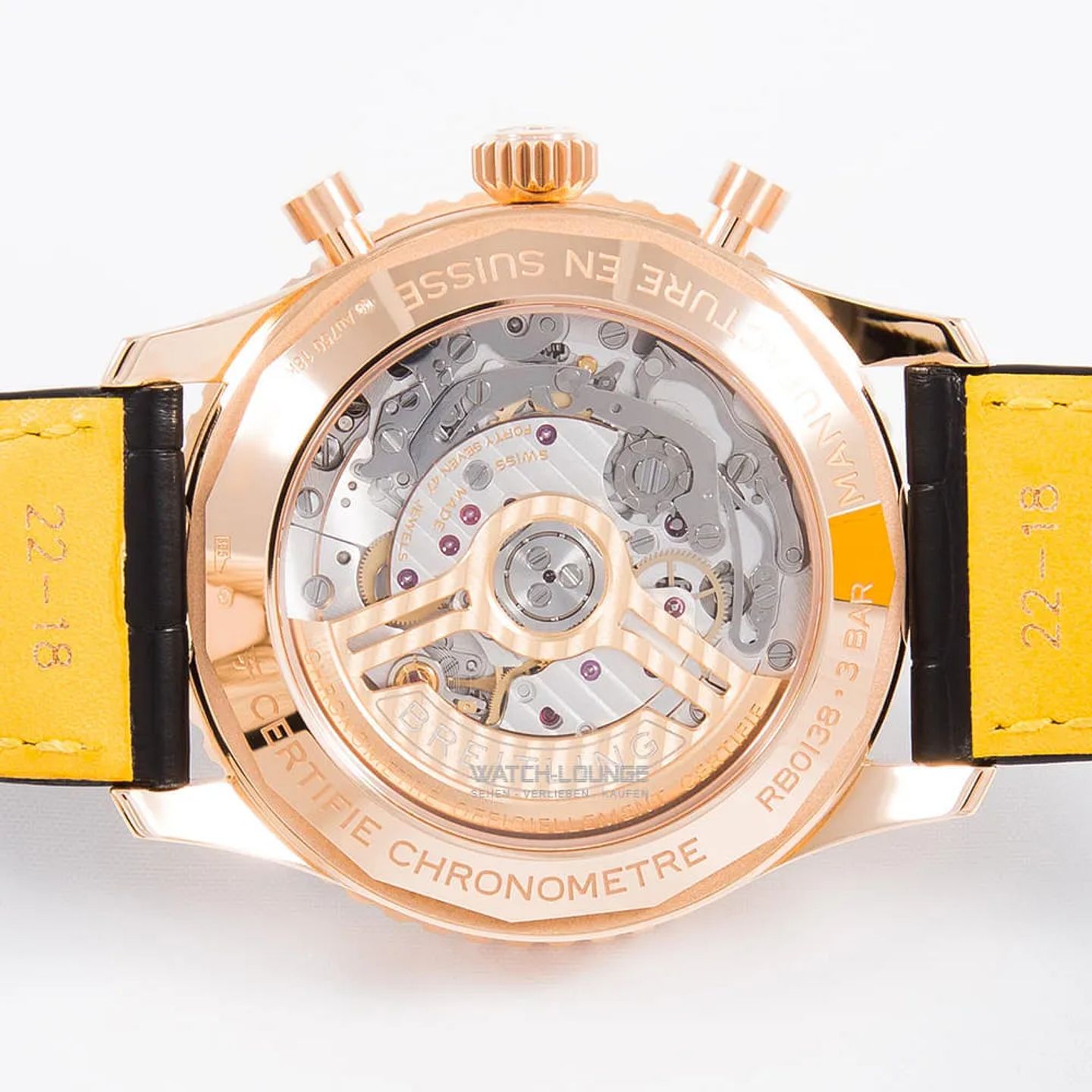 Breitling Navitimer 1 B01 Chronograph RB0138211B1P1 (2026) - Black dial 43 mm Red Gold case (8/8)