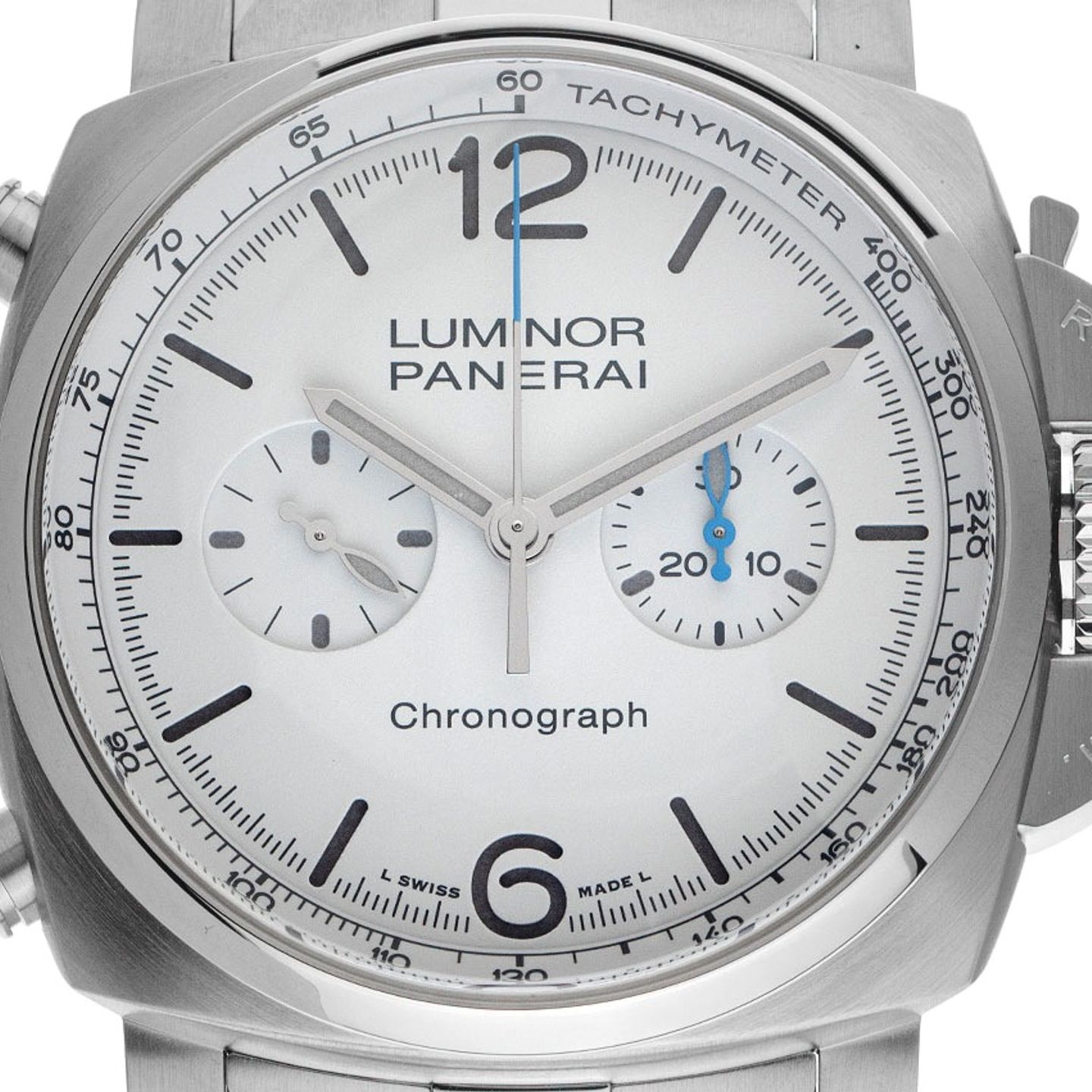 Panerai Luminor Chrono PAM01548 (2025) - White dial 44 mm Steel case (1/7)