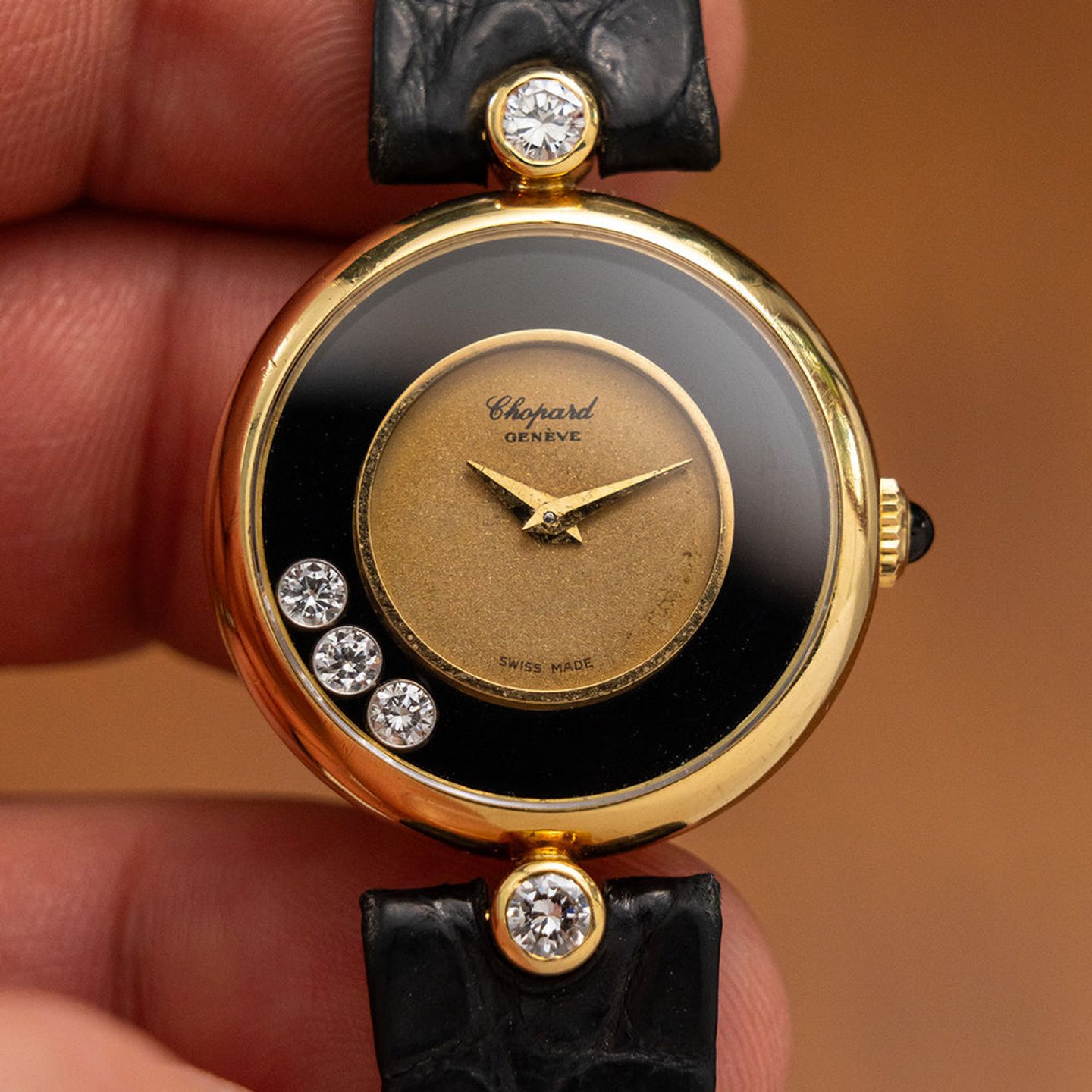 Chopard Happy Diamonds 4036-6 (Onbekend (willekeurig serienummer)) - 24mm Roségoud (7/8)