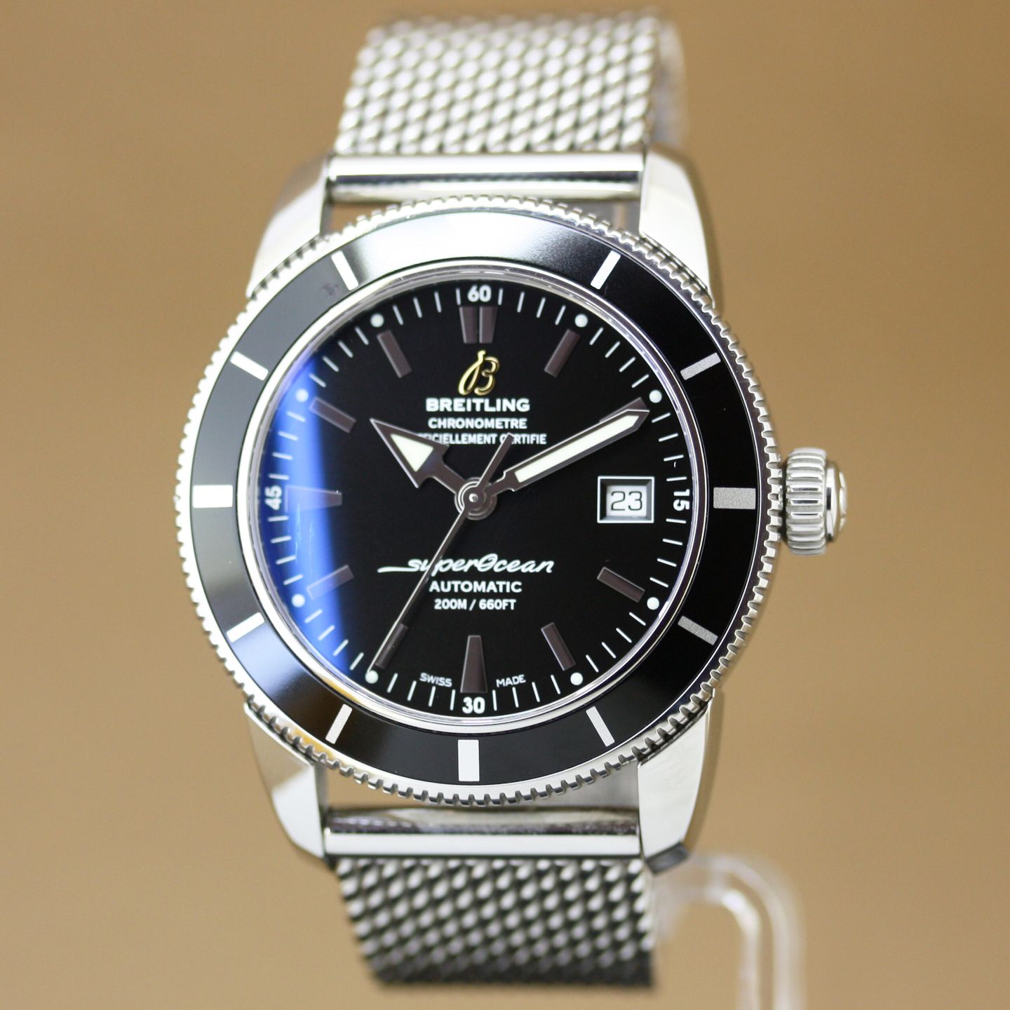 Breitling Superocean Heritage 42 A1732124 (2014) - Black dial 42 mm Steel case (2/8)