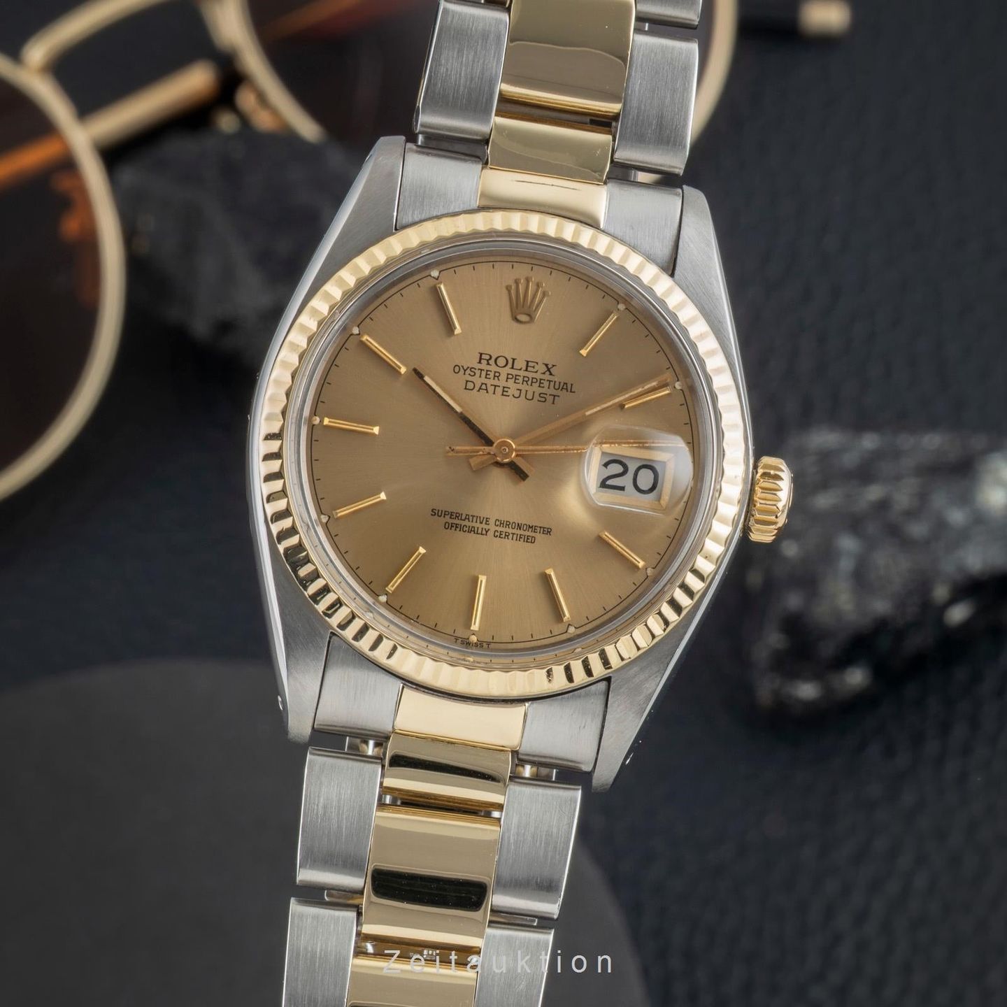 Rolex Datejust 36 16013 (1978) - 36mm Goud/Staal (1/8)