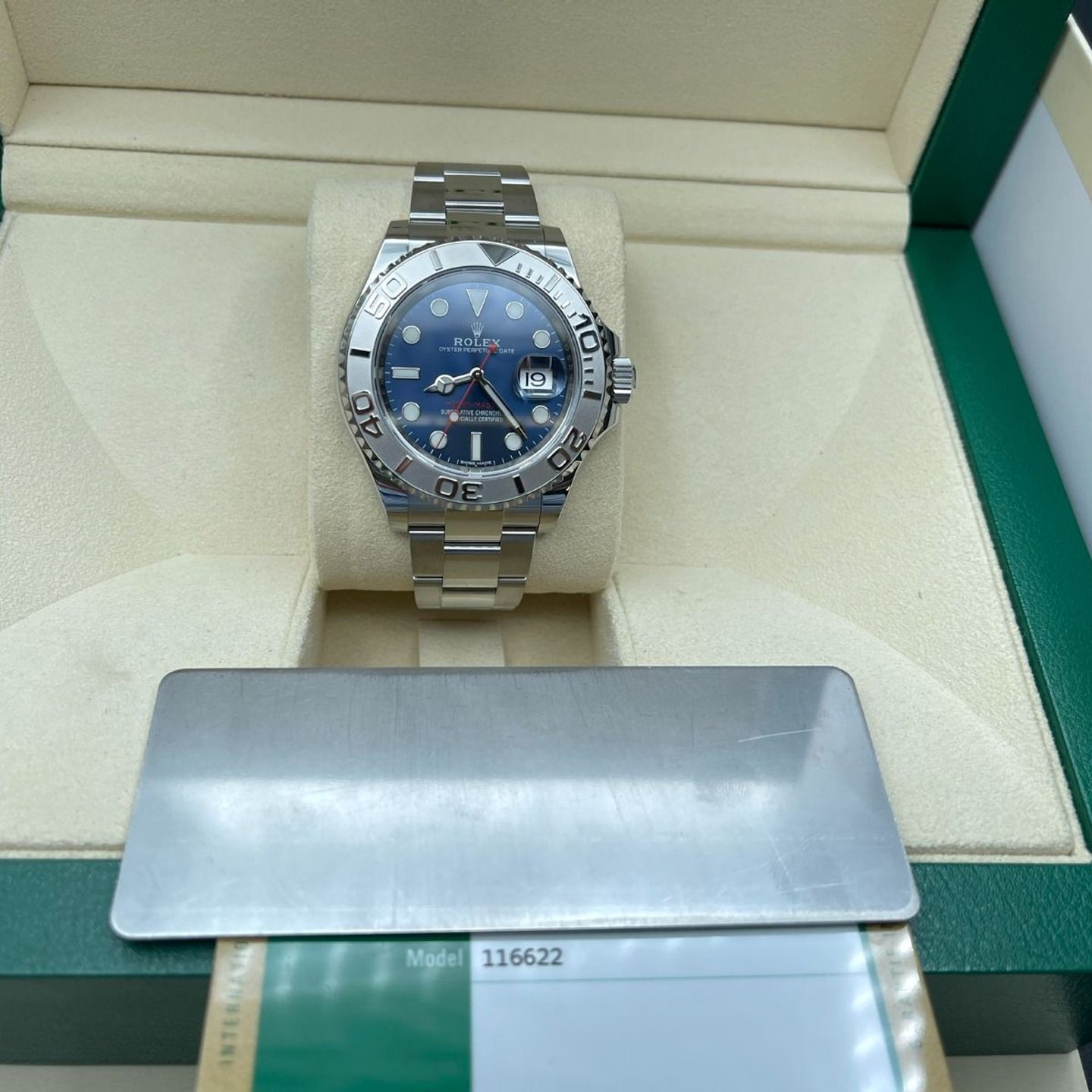 Rolex Yacht-Master 40 116622 (2019) - Blauw wijzerplaat 40mm Staal (5/8)