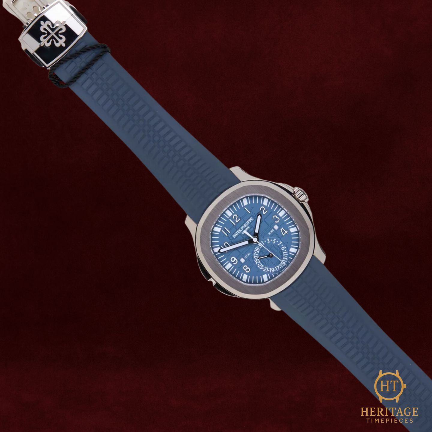 Patek Philippe Aquanaut 5164G-001 (2024) - Blauw wijzerplaat 41mm Witgoud (4/8)