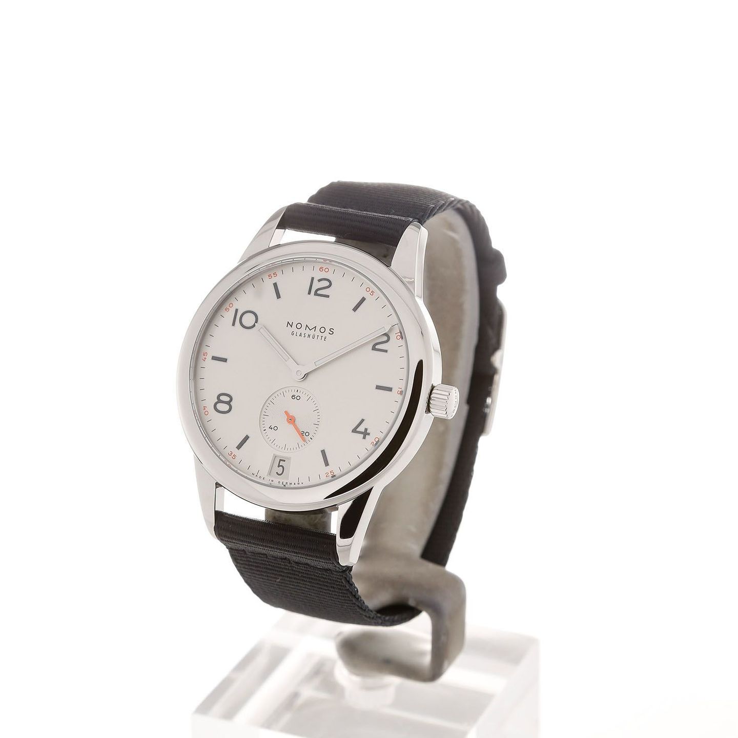 NOMOS Club Automat 775 (2024) - White dial 42 mm Steel case (3/4)