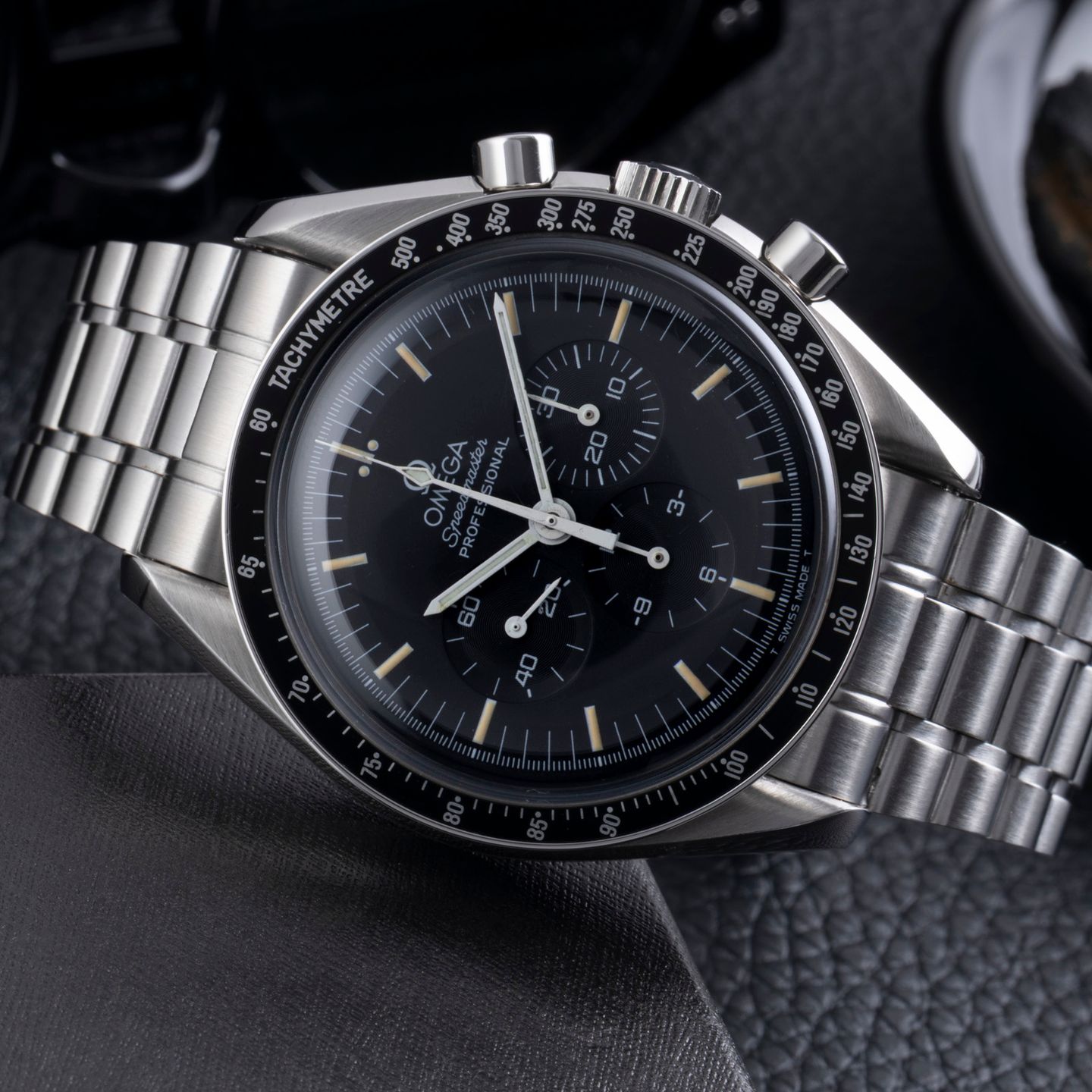 Omega Speedmaster Professional Moonwatch 3592.50.00 I (1994) - Zwart wijzerplaat 42mm Staal (2/8)