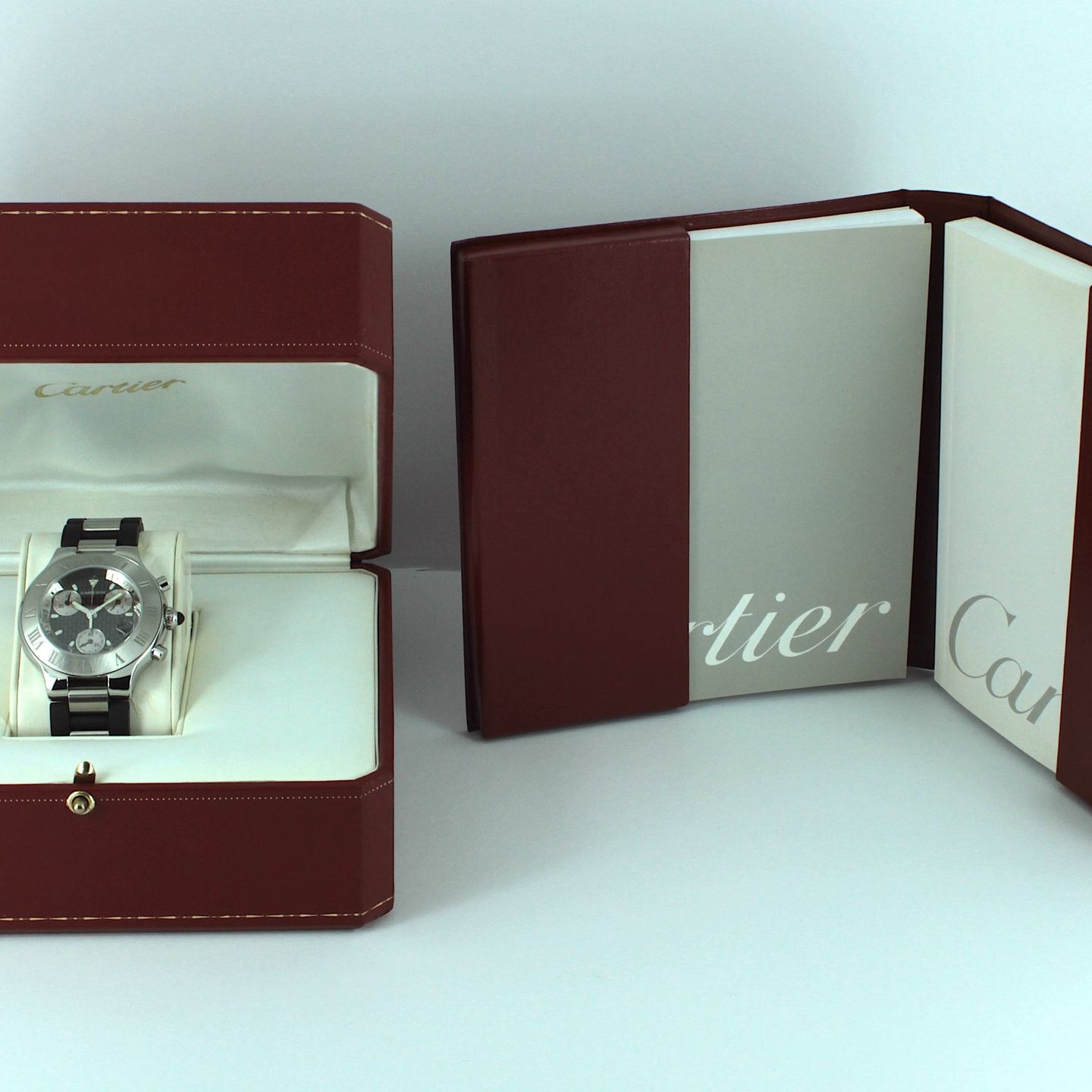 Cartier 21 Chronoscaph 2424 (2001) - 38mm Staal (6/8)