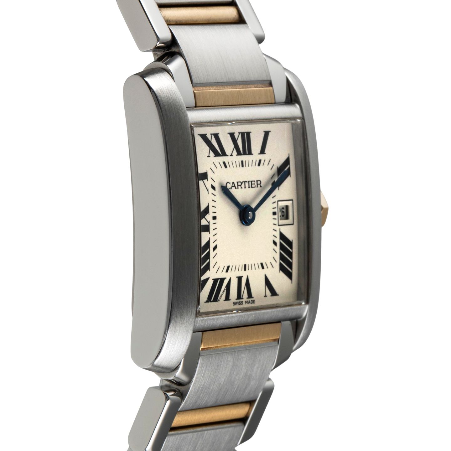 Cartier Tank Française 2485 (1999) - 25 mm Steel case (7/8)