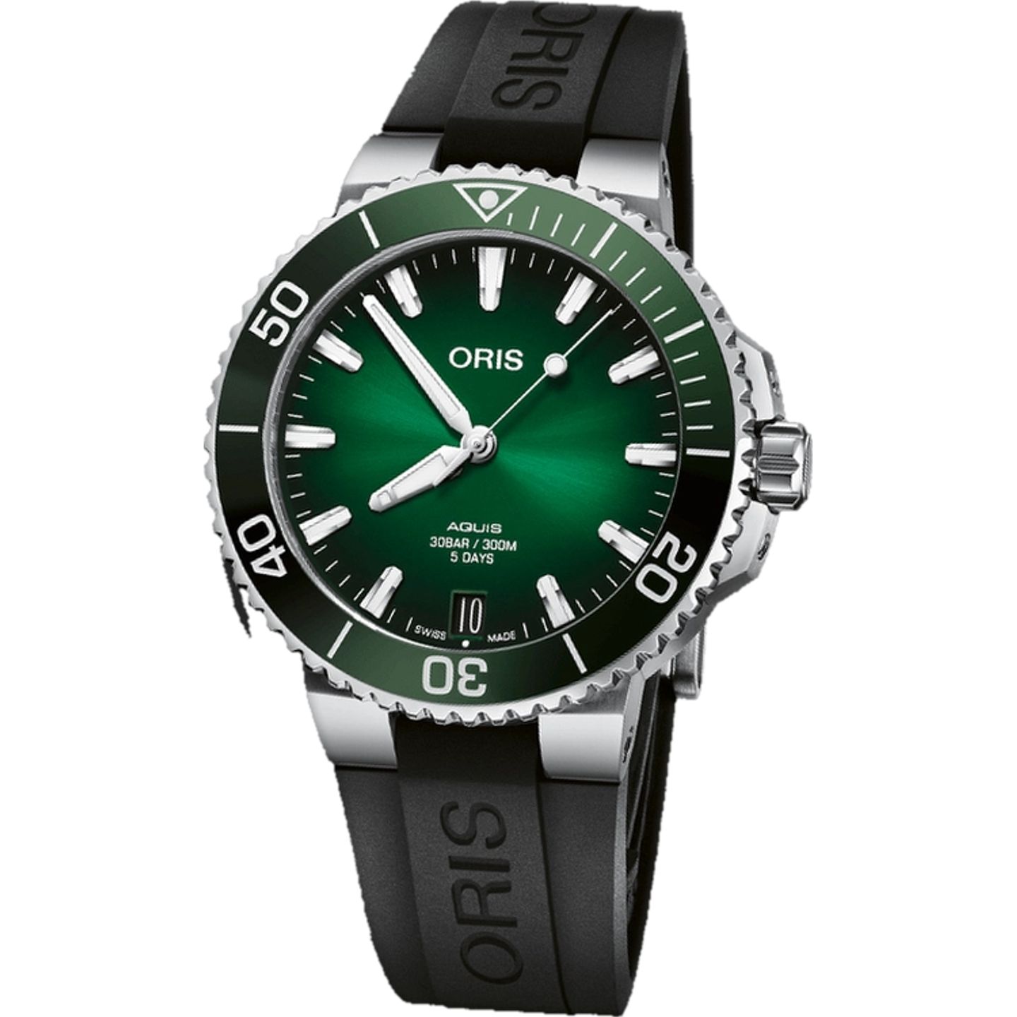 Oris Aquis Date 01 400 7769 4157 07 4 22 74FC (2026) - Green dial 42 mm Steel case (1/1)