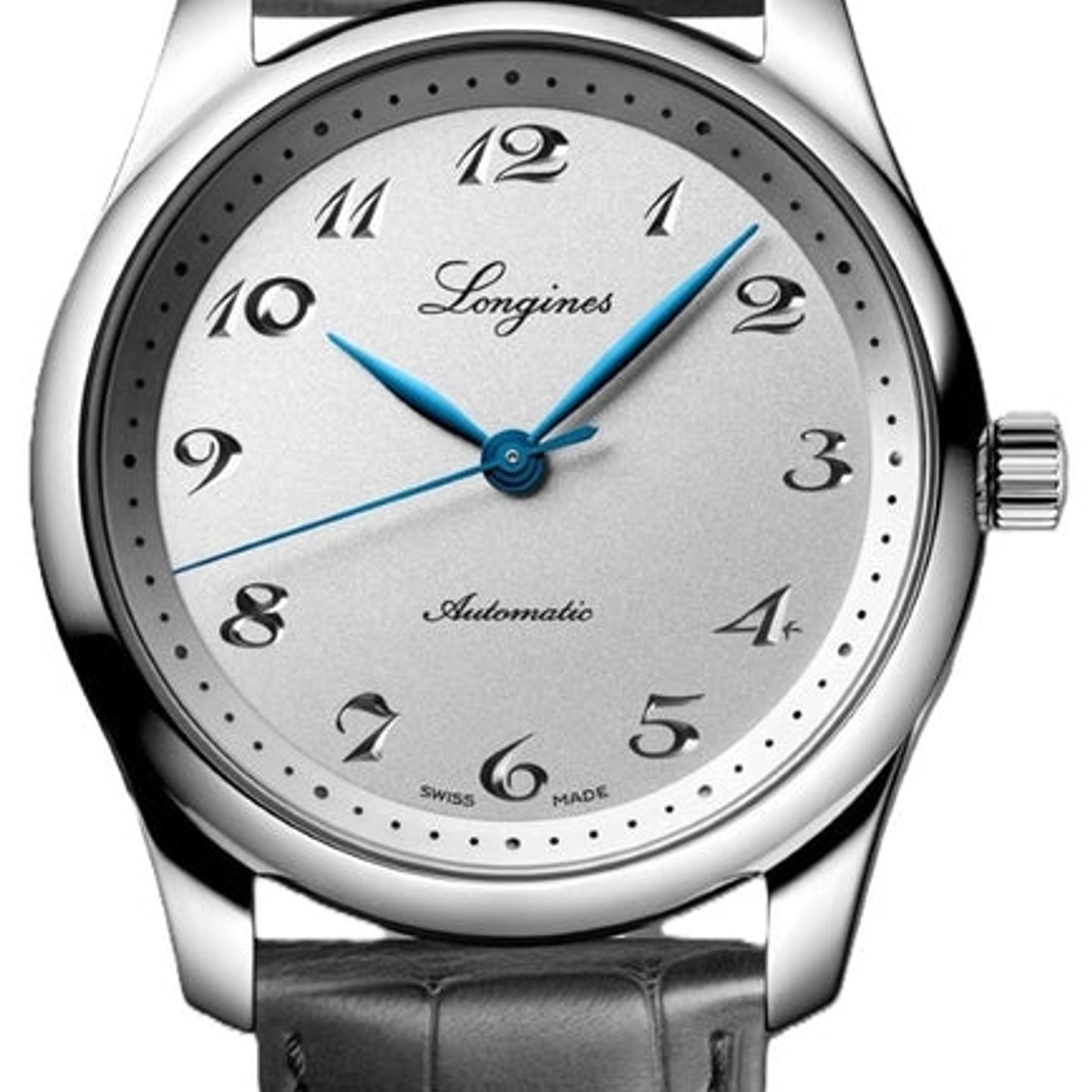 Longines Master Collection L2.793.4.73.2 (2025) - Grijs wijzerplaat 40mm Staal (1/1)