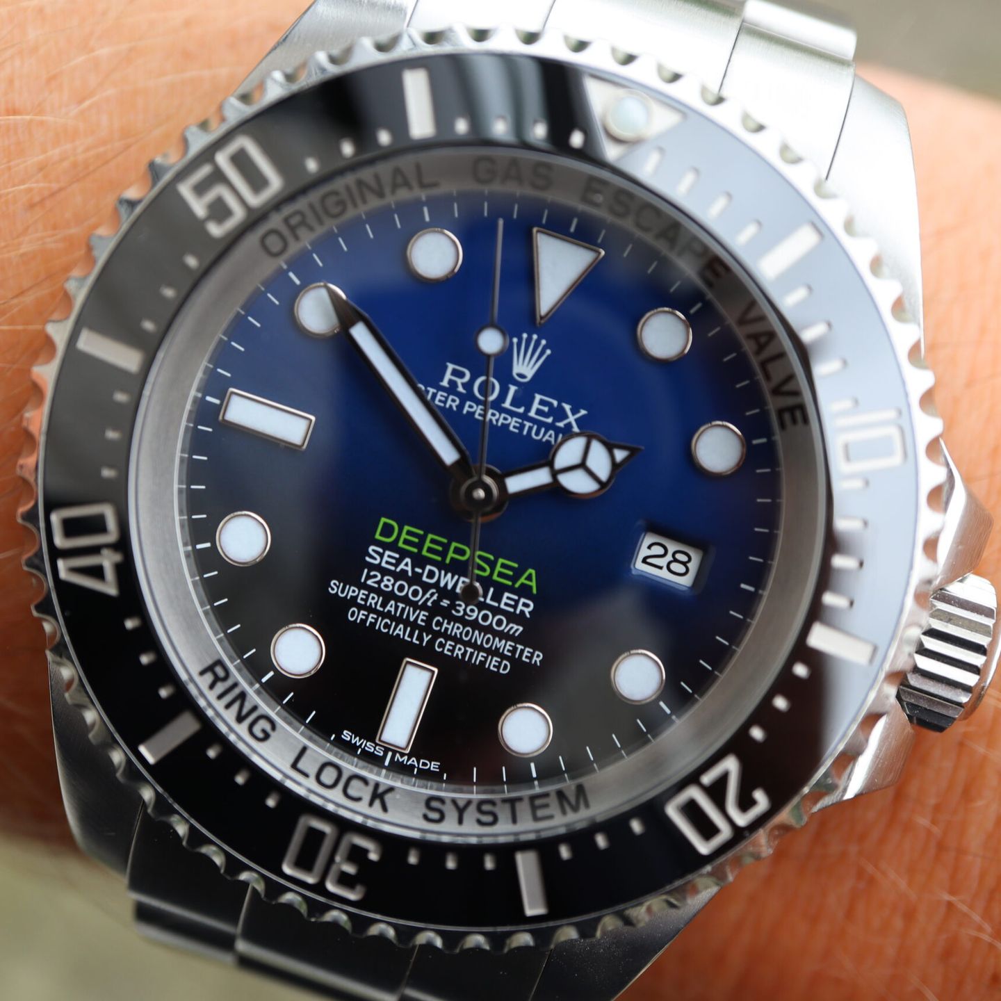 Rolex Sea-Dweller Deepsea 116660 (2015) - Blauw wijzerplaat 44mm Staal (1/8)