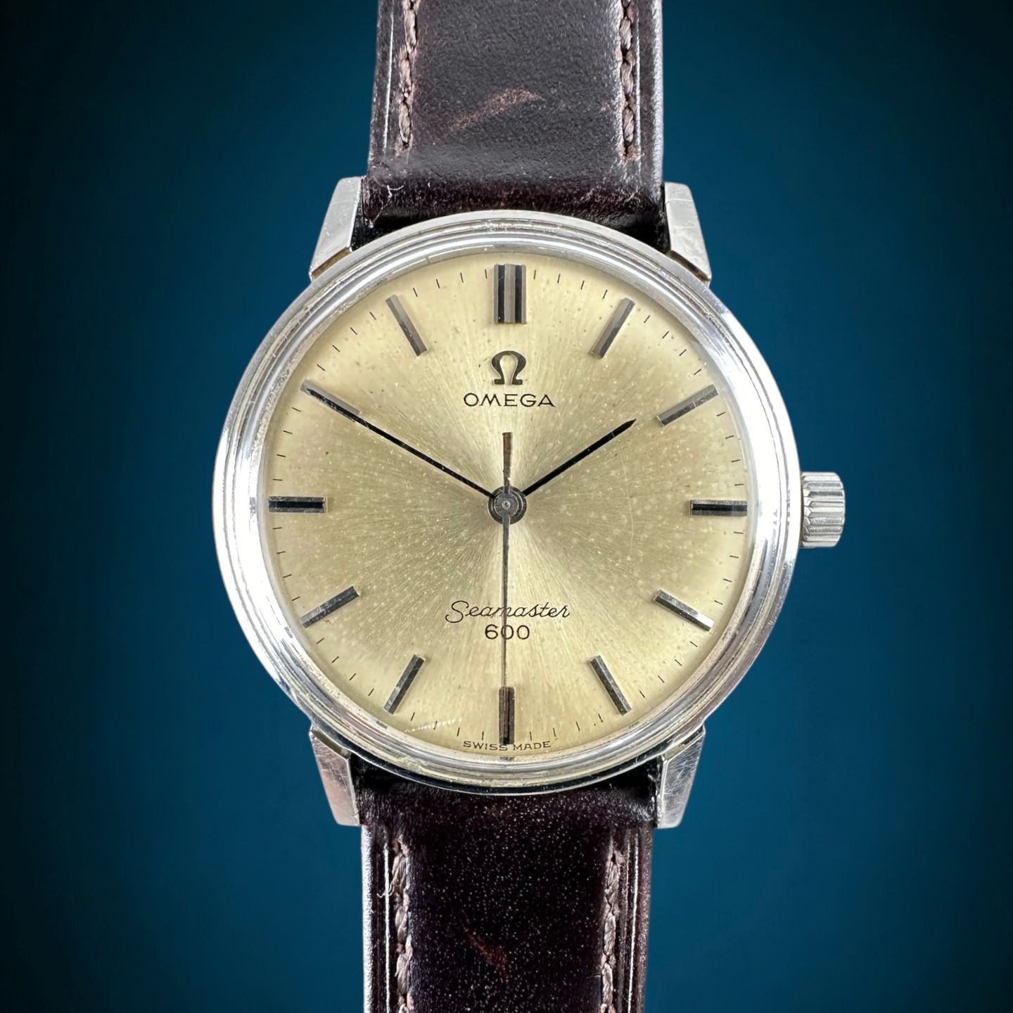 Omega Seamaster 135.011 (1966) - Wit wijzerplaat 34mm Staal (1/8)