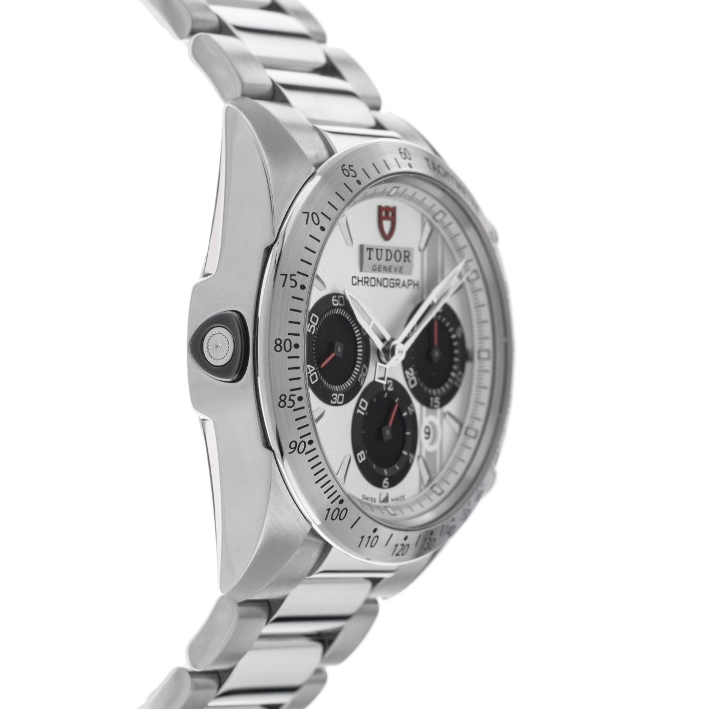 Tudor Fastrider Black Shield 42000CN (2015) - Silver dial 42 mm Steel case (5/8)