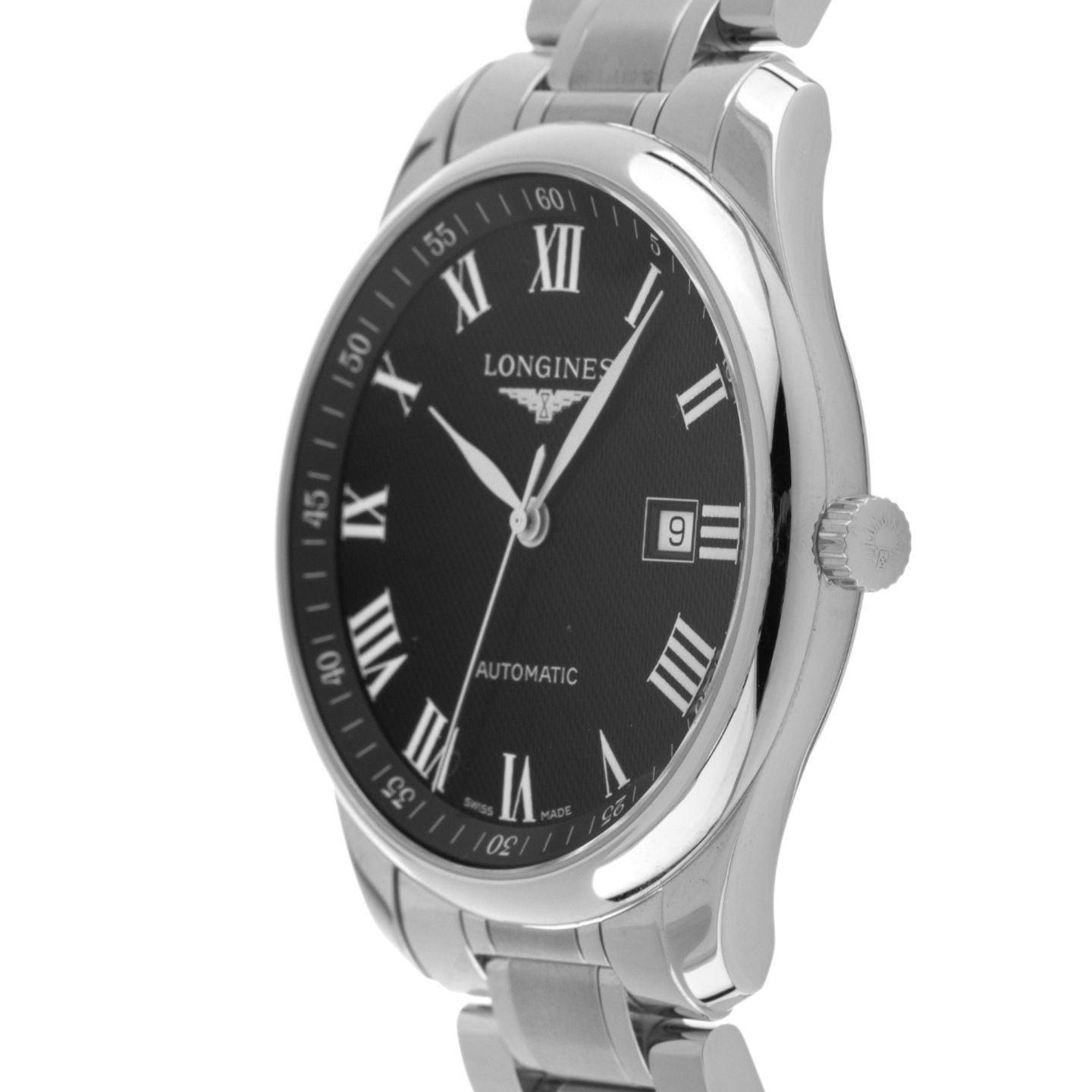 Longines Master Collection L2.893.4.51.6 (2025) - Zwart wijzerplaat 42mm Staal (3/6)