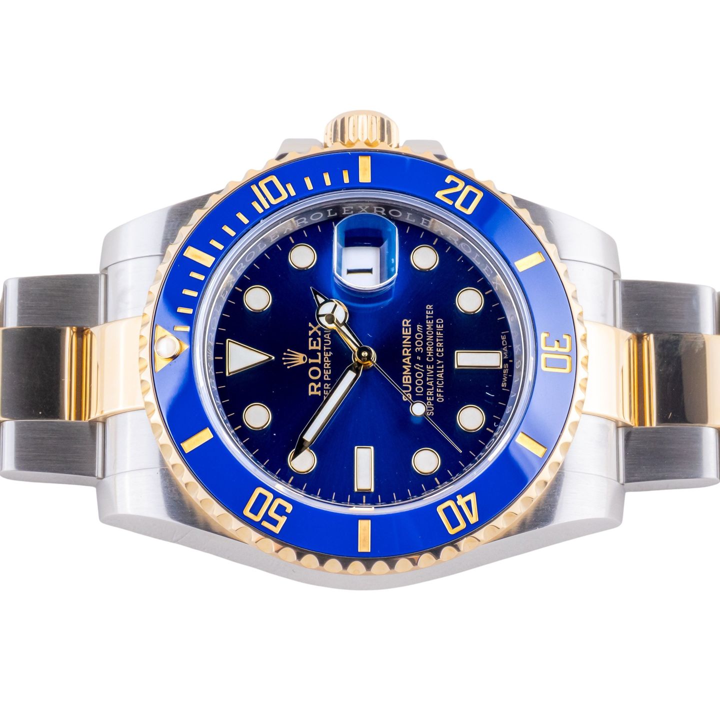 Rolex Submariner Date 116613LB (2020) - Blue dial 40 mm Gold/Steel case (5/8)
