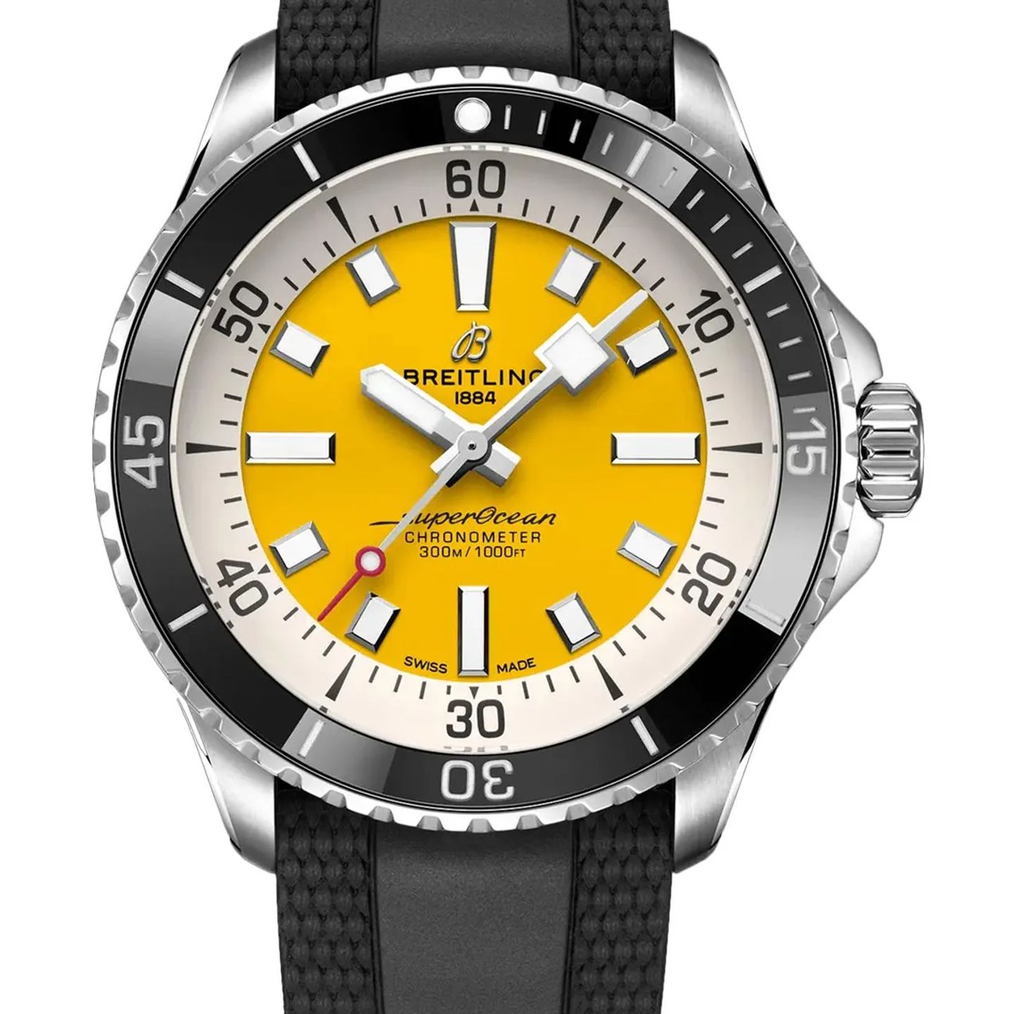 Breitling Superocean 42 A17375211I1S1 (2026) - Geel wijzerplaat 42mm Staal (1/1)