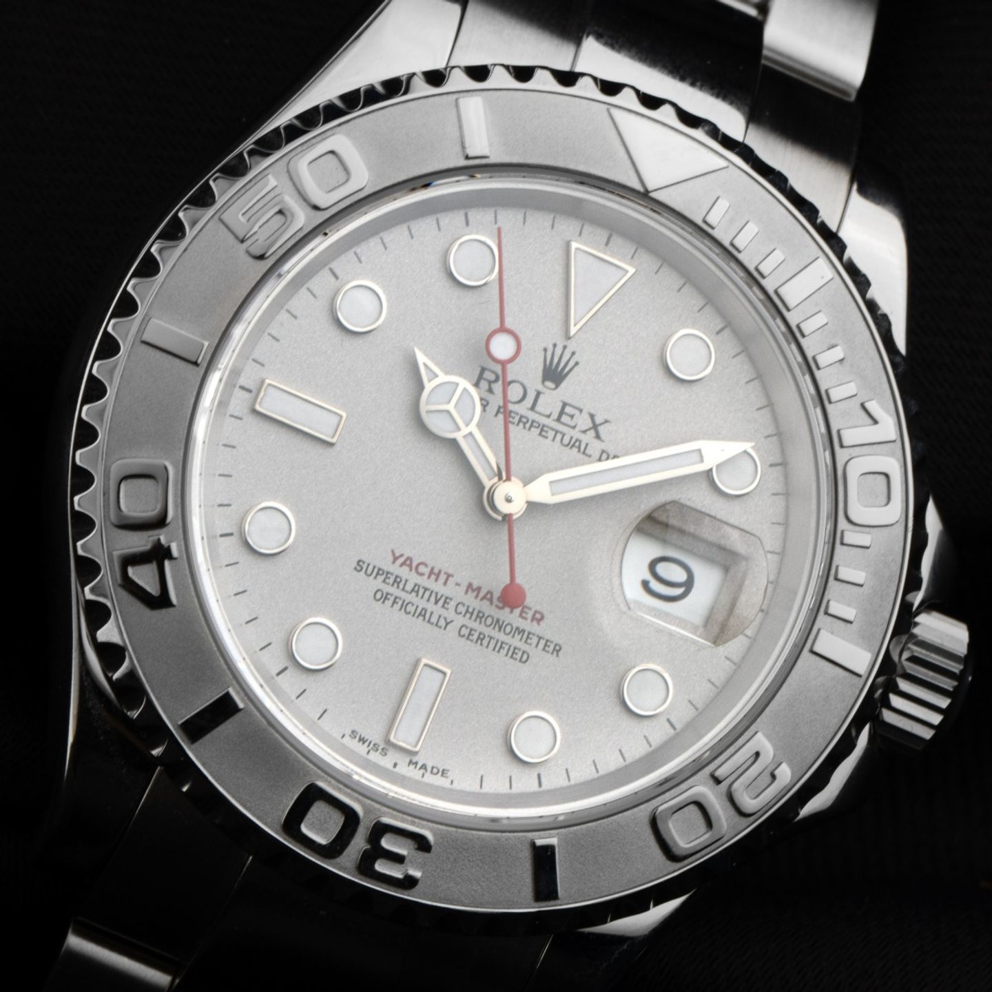 Rolex Yacht-Master 40 16622 (2006) - Grey dial 40 mm Steel case (3/8)