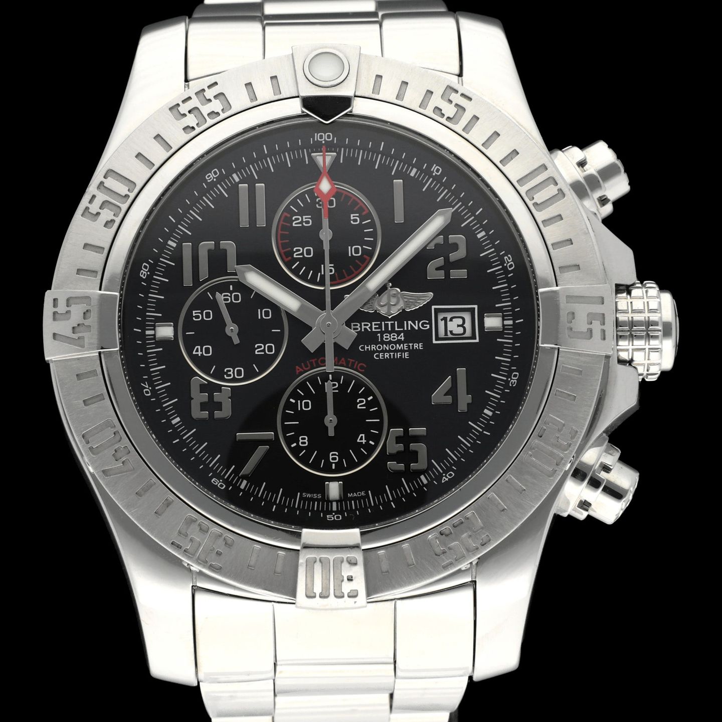 Breitling Super Avenger II A13371 (2015) - 48mm Staal (1/8)