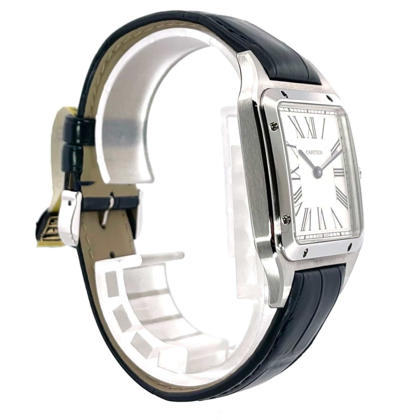 Cartier Santos Dumont WSSA0022 (2024) - Zilver wijzerplaat 44mm Staal (3/7)