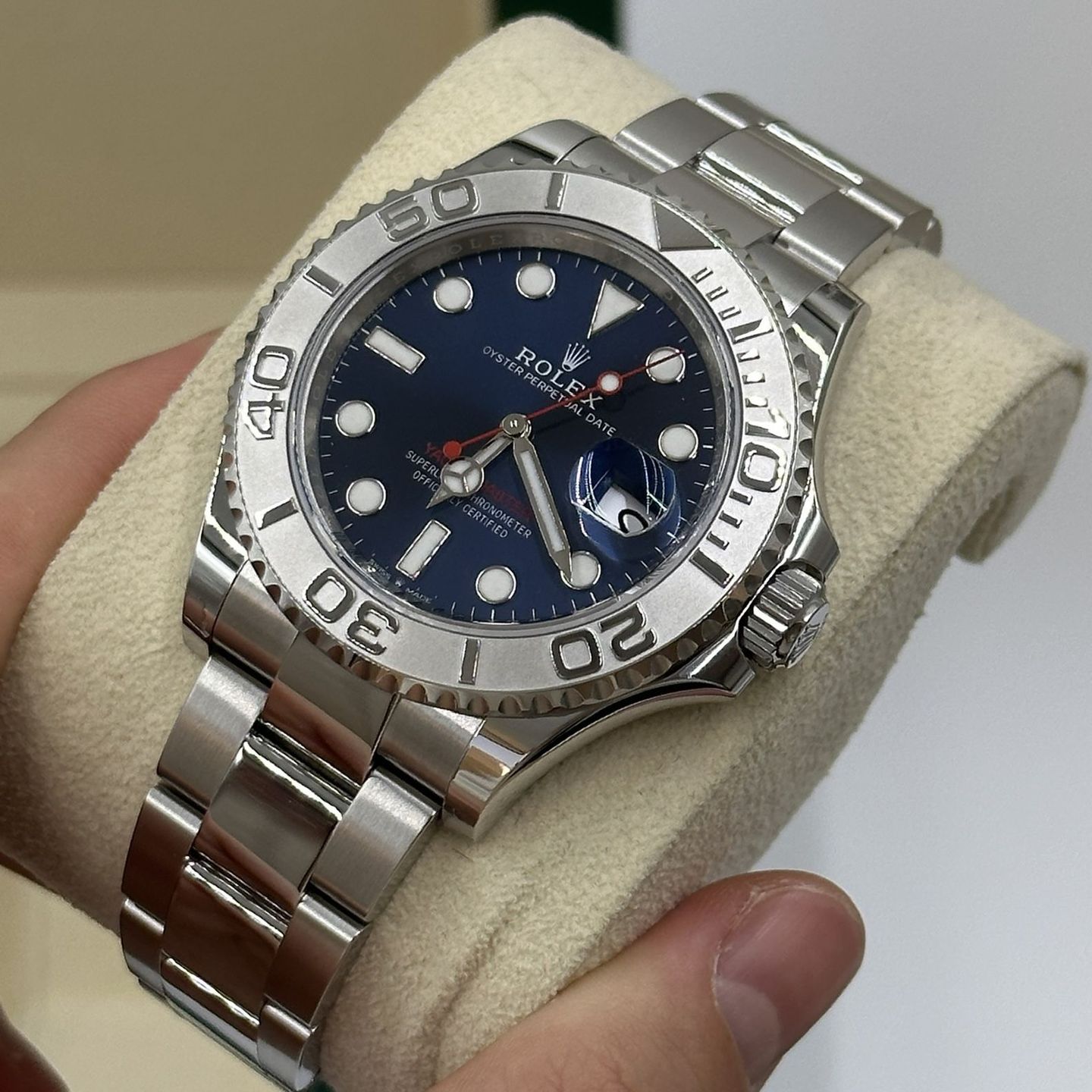 Rolex Yacht-Master 40 126622 (Onbekend (willekeurig serienummer)) - Blauw wijzerplaat 40mm Staal (8/8)