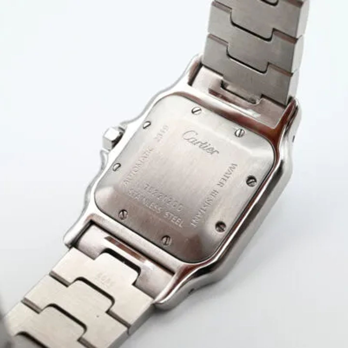 Cartier Santos Galbée 2319 (Onbekend (willekeurig serienummer)) - Zilver wijzerplaat 29mm Staal (7/8)