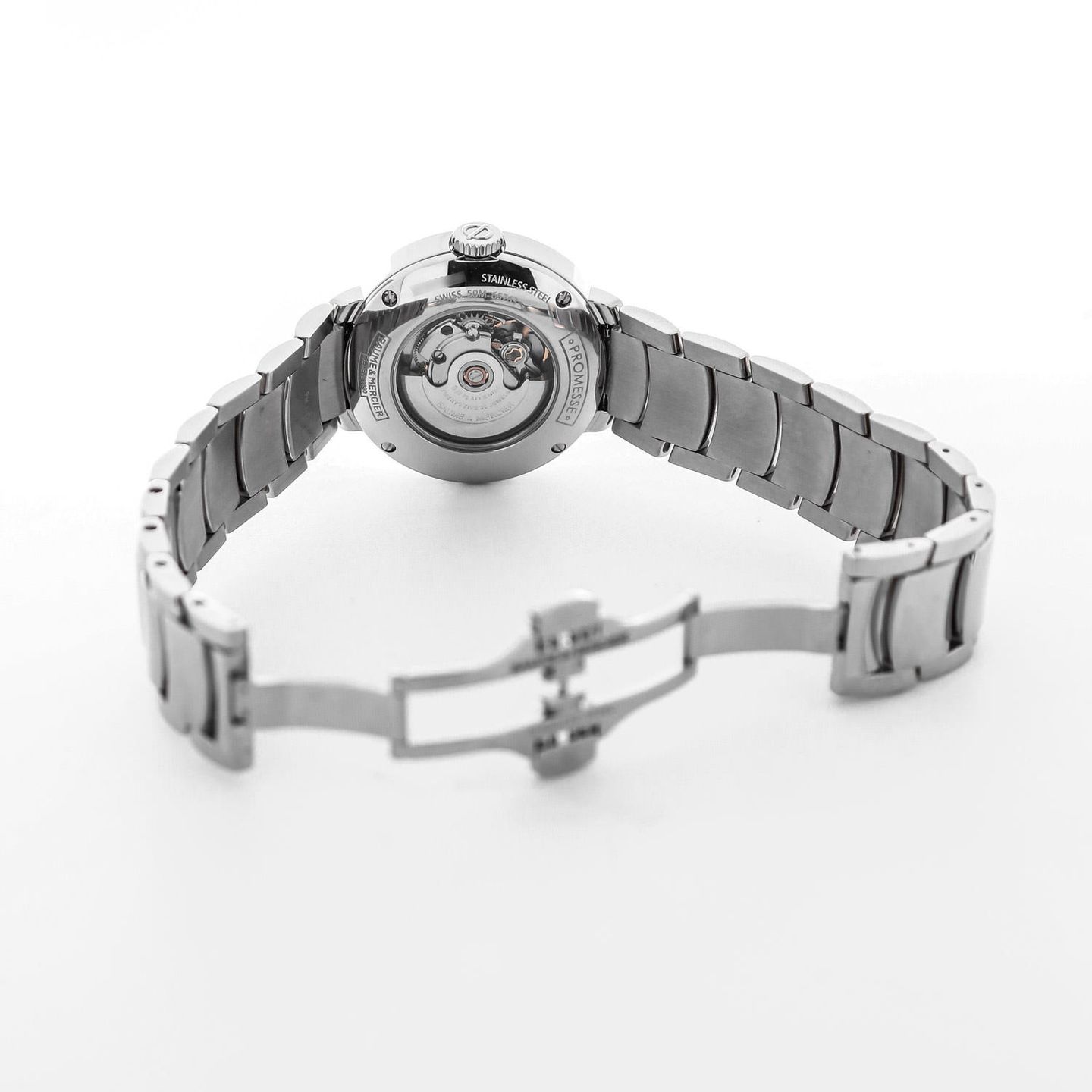 Baume & Mercier Promesse M0A10182 (2024) - Parelmoer wijzerplaat 30mm Staal (4/5)