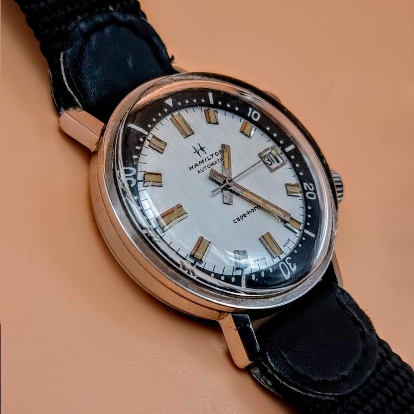 Hamilton Unknown 64040-3 (Unknown (random serial)) - Silver dial 36 mm Steel case (4/8)