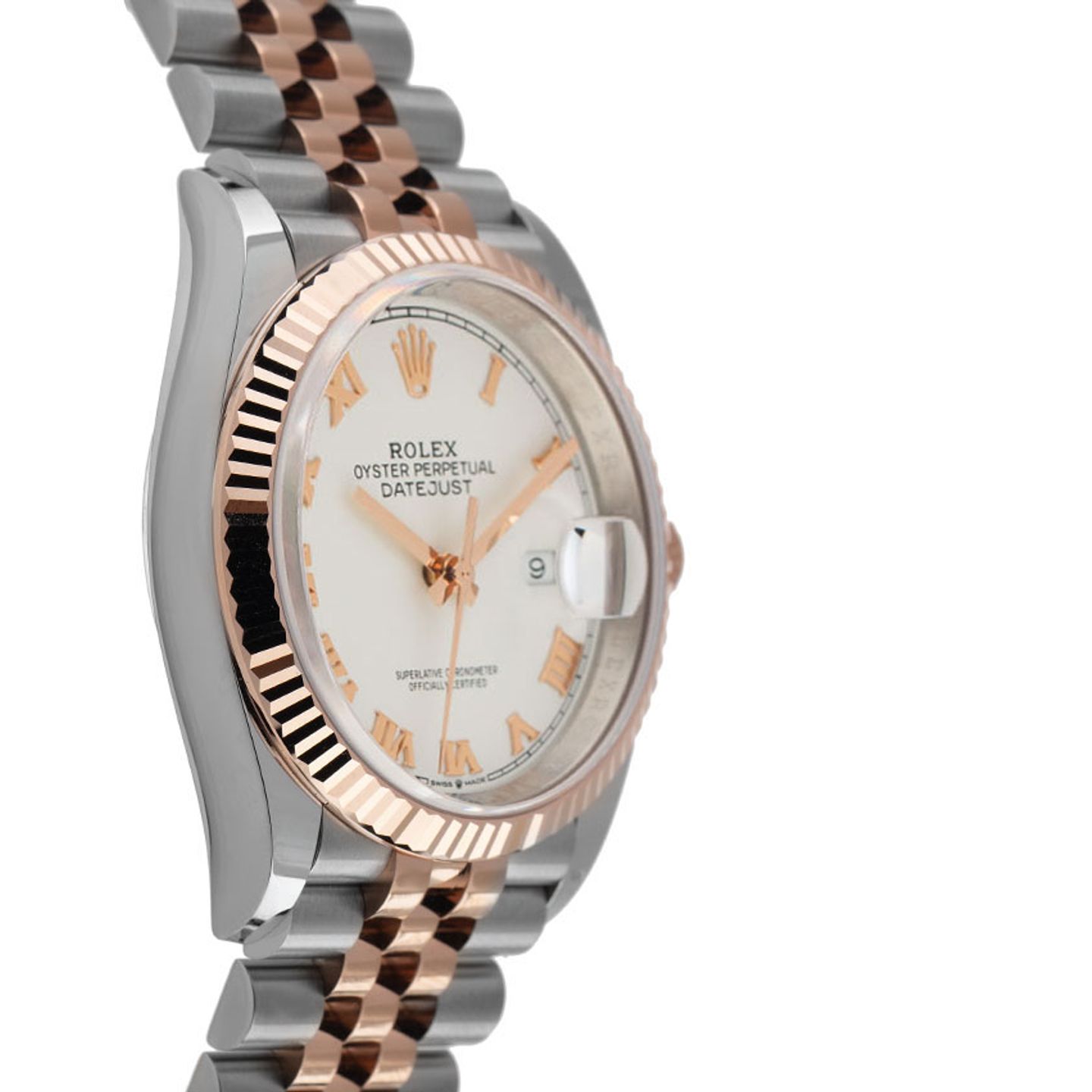 Rolex Datejust 36 126231 (2018) - White dial 36 mm Gold/Steel case (5/7)