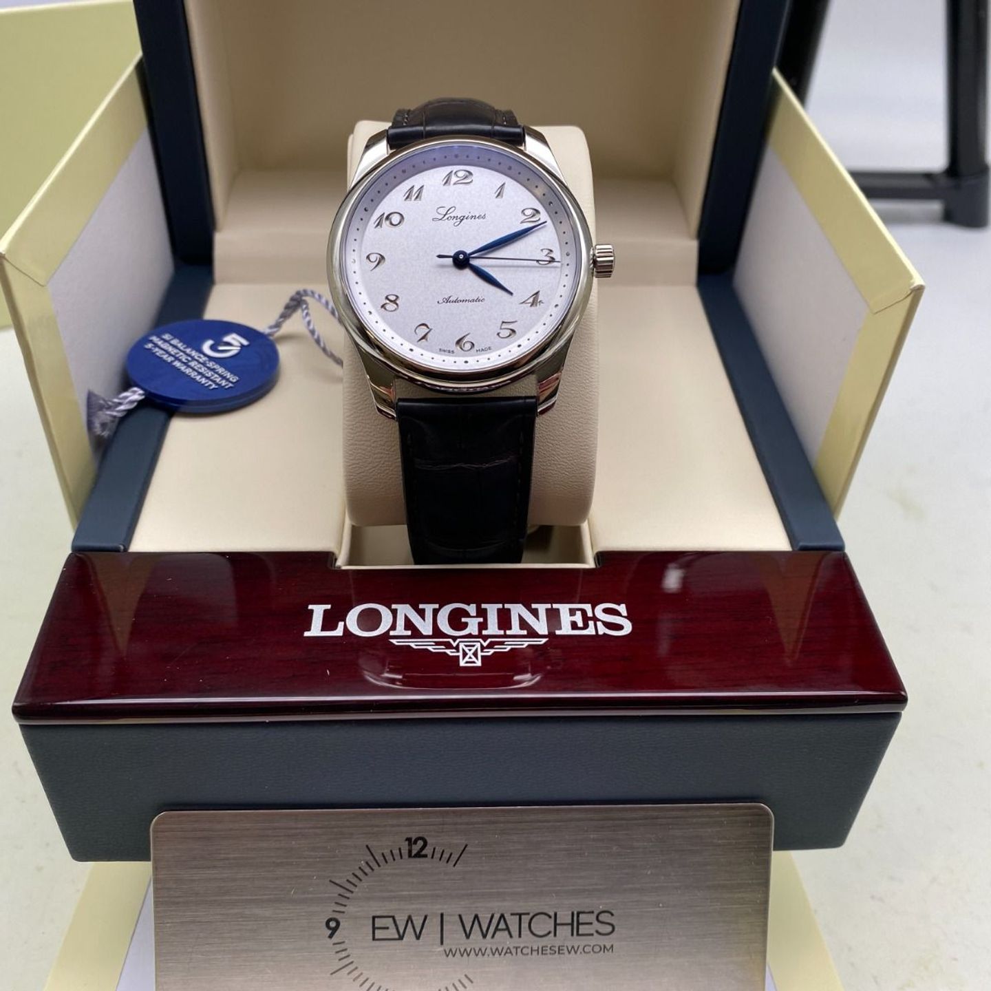 Longines Master Collection L2.793.4.73.2 (2023) - Zilver wijzerplaat 40mm Staal (5/8)