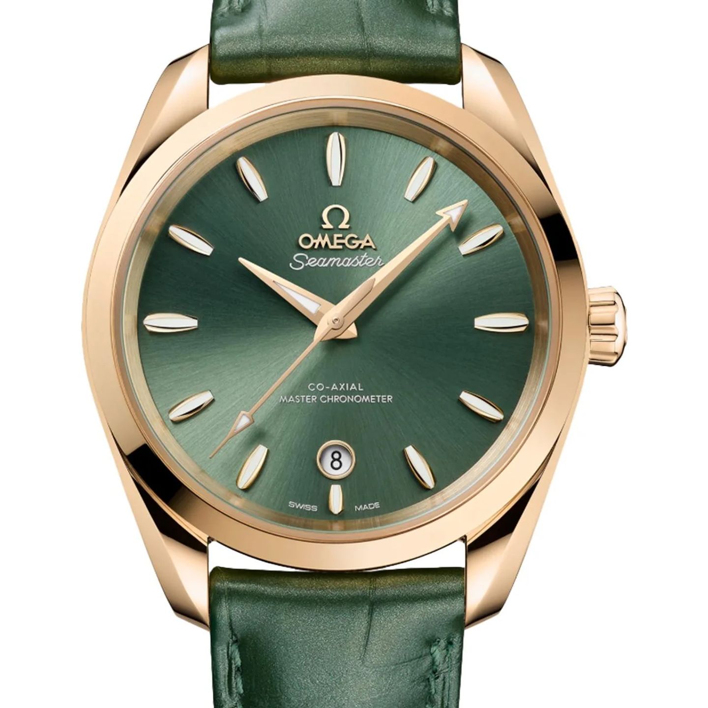 Omega Seamaster Aqua Terra 220.53.38.20.10.001 (2026) - Groen wijzerplaat 38mm Geelgoud (1/1)