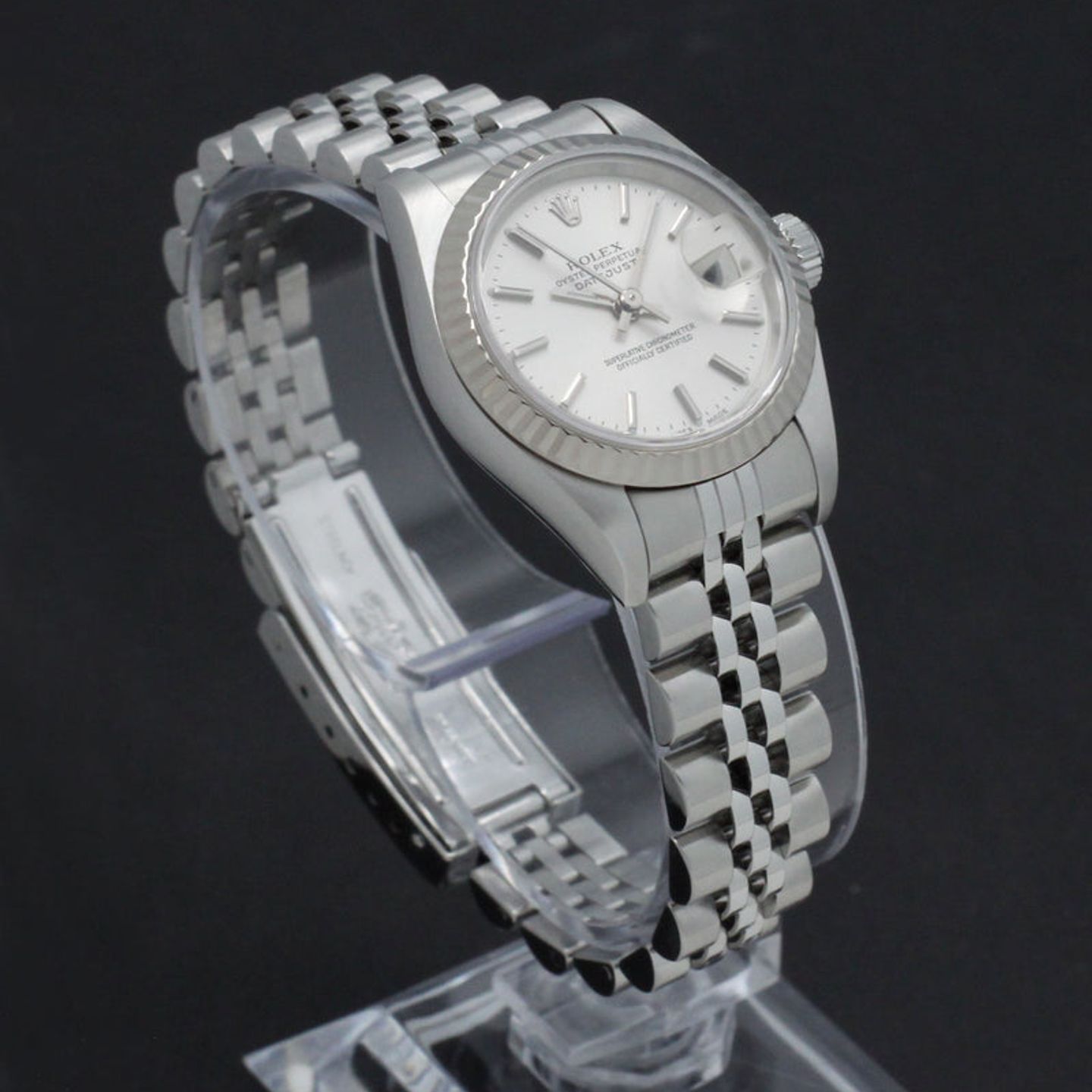 Rolex Lady-Datejust 79174 (2000) - Silver dial 26 mm Steel case (6/7)
