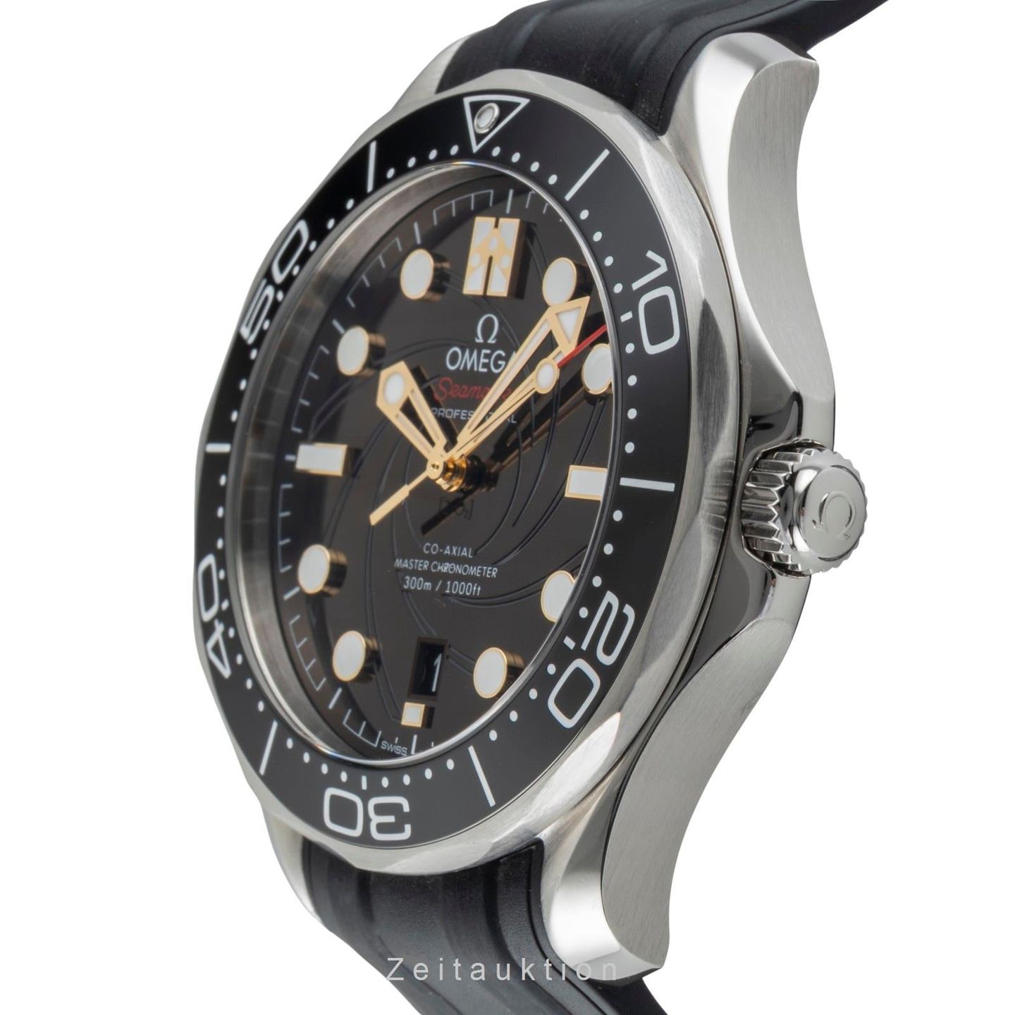 Omega Seamaster Diver 300 M 210.22.42.20.01.004 (Unknown (random serial)) - Black dial 42 mm Steel case (5/8)